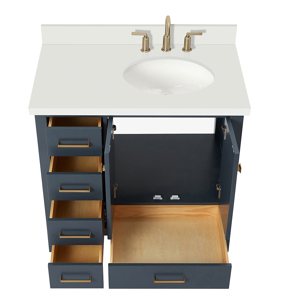 ARIEL A037SRWQOVOMNB Bath-Vanity-Combo - View #6