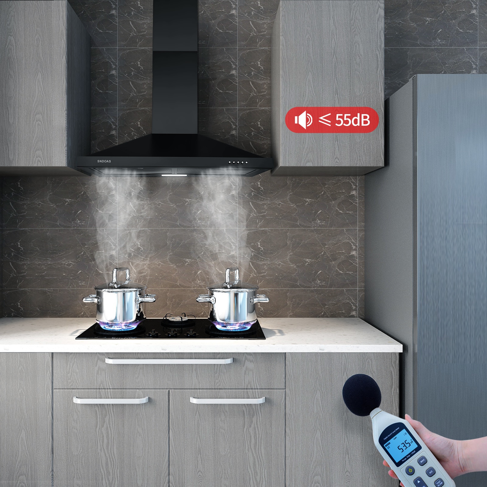 Kahomvis GEHT-DOQP-V6V Wall-Mounted-Range-Hoods - View #4