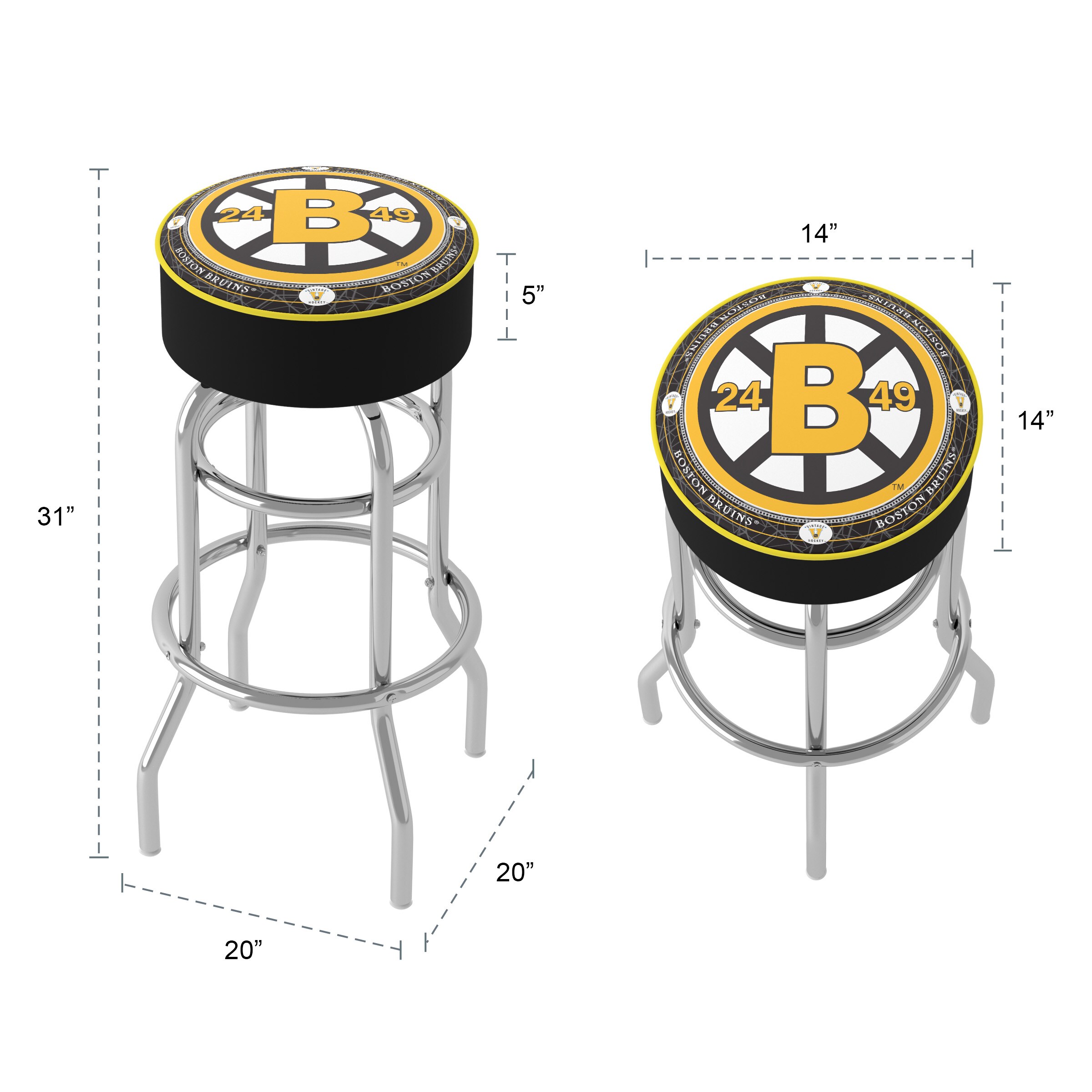 Trademark Gameroom NHL1000-BBV stools - View #5