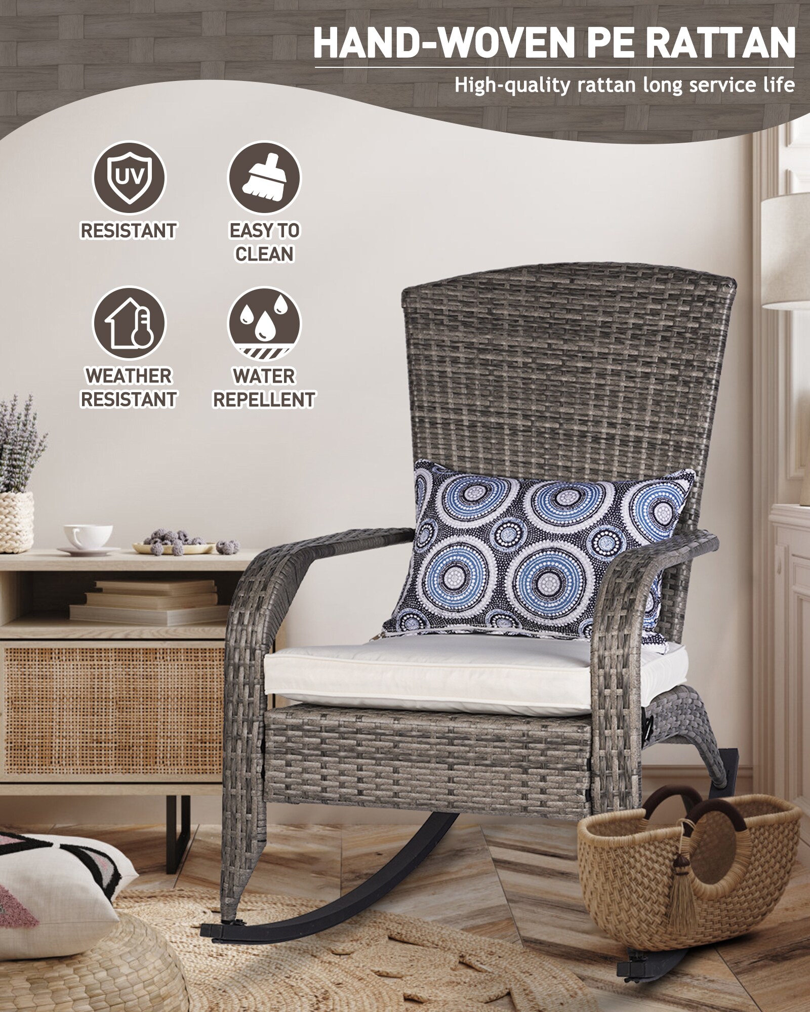 LTMATE LS02-0303GYBG Patio-Chairs - View #4