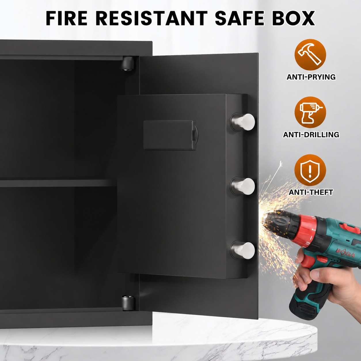 Afoxsos LAF0804F202 Cash-Check-Safes - View #5