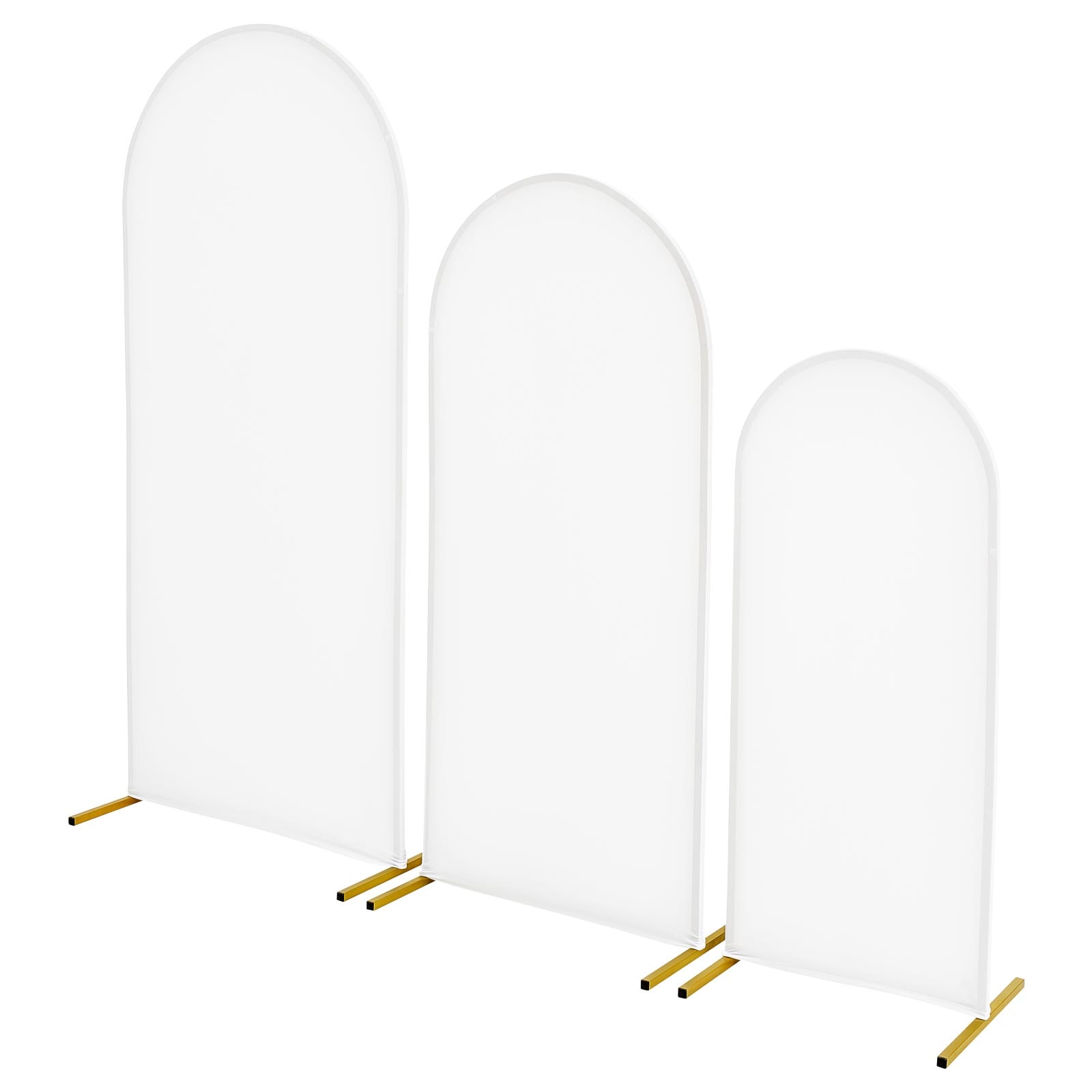 VEVOR Arch Backdrop Stand Set of 3 6/5/4 ft Stable Structure Easy ...