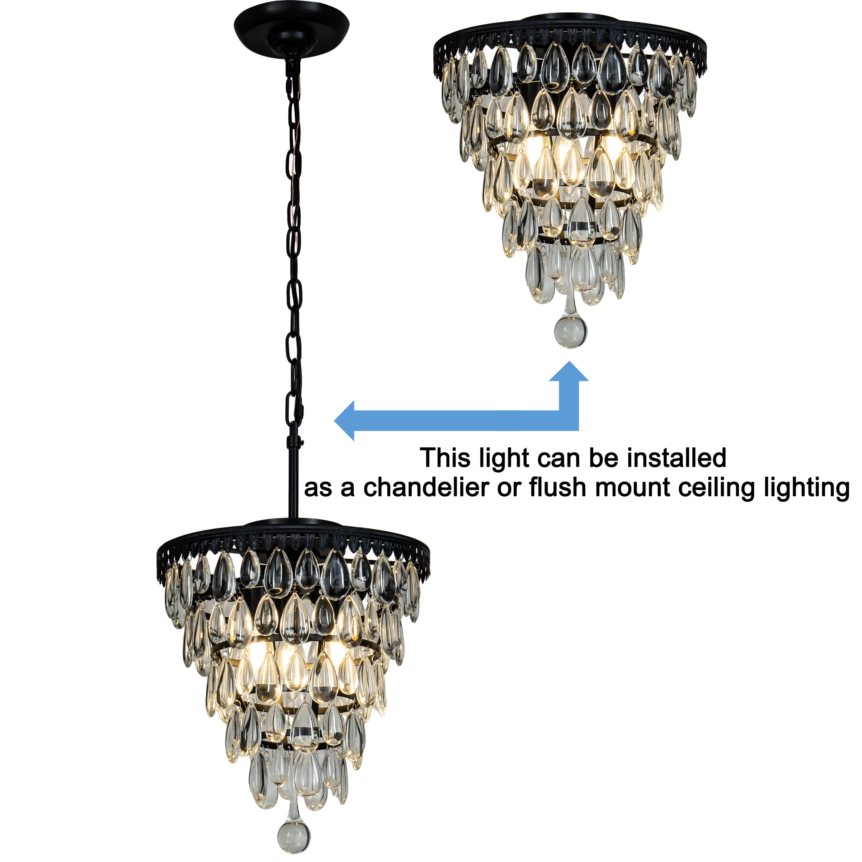 AloaDecor Lighting LC7003D31MB06A flushmounts - View #7