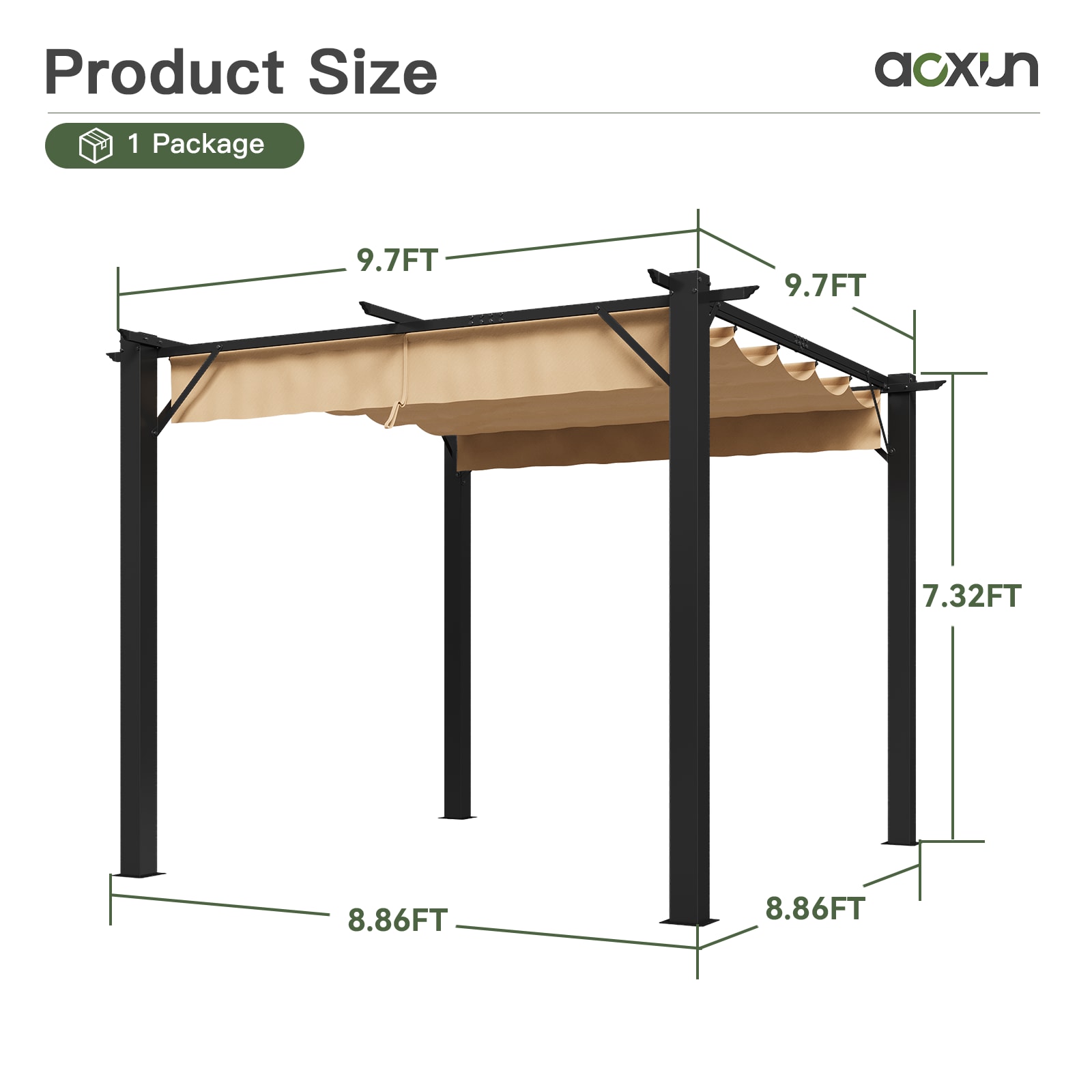AOXUN G30012 Pergolas-2 - View #5