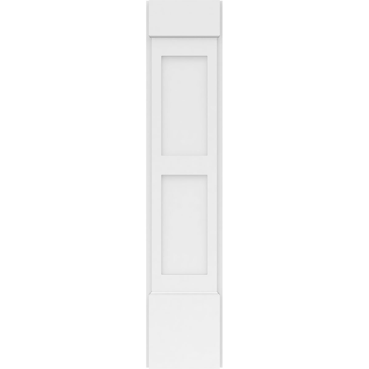Ekena Millwork PILP10X048DFP01-2 Entry-Door-Casing-Accents - View #3