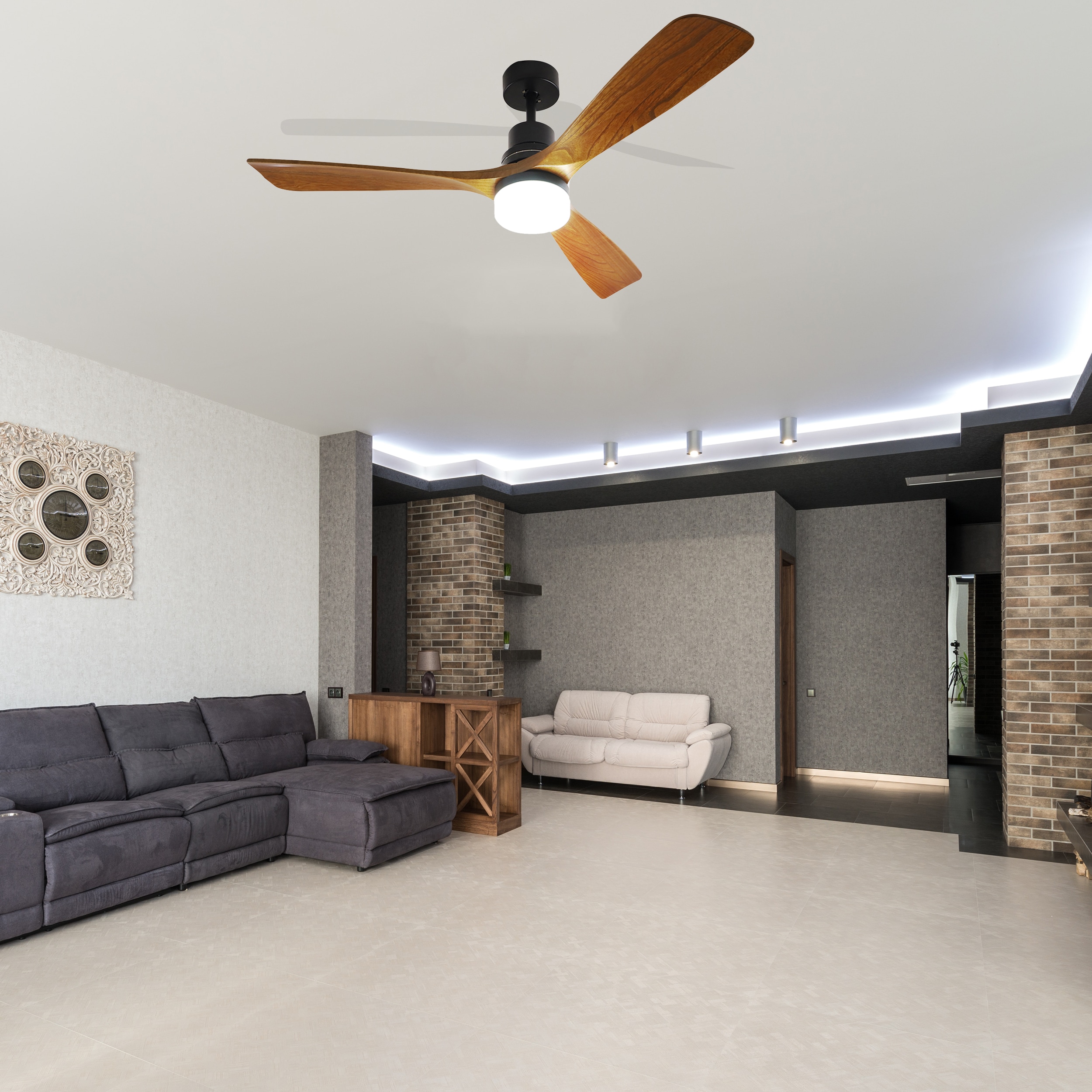 Utopia 4niture HAZPJSFL5209ACR1LED Ceiling-Fans - View #9