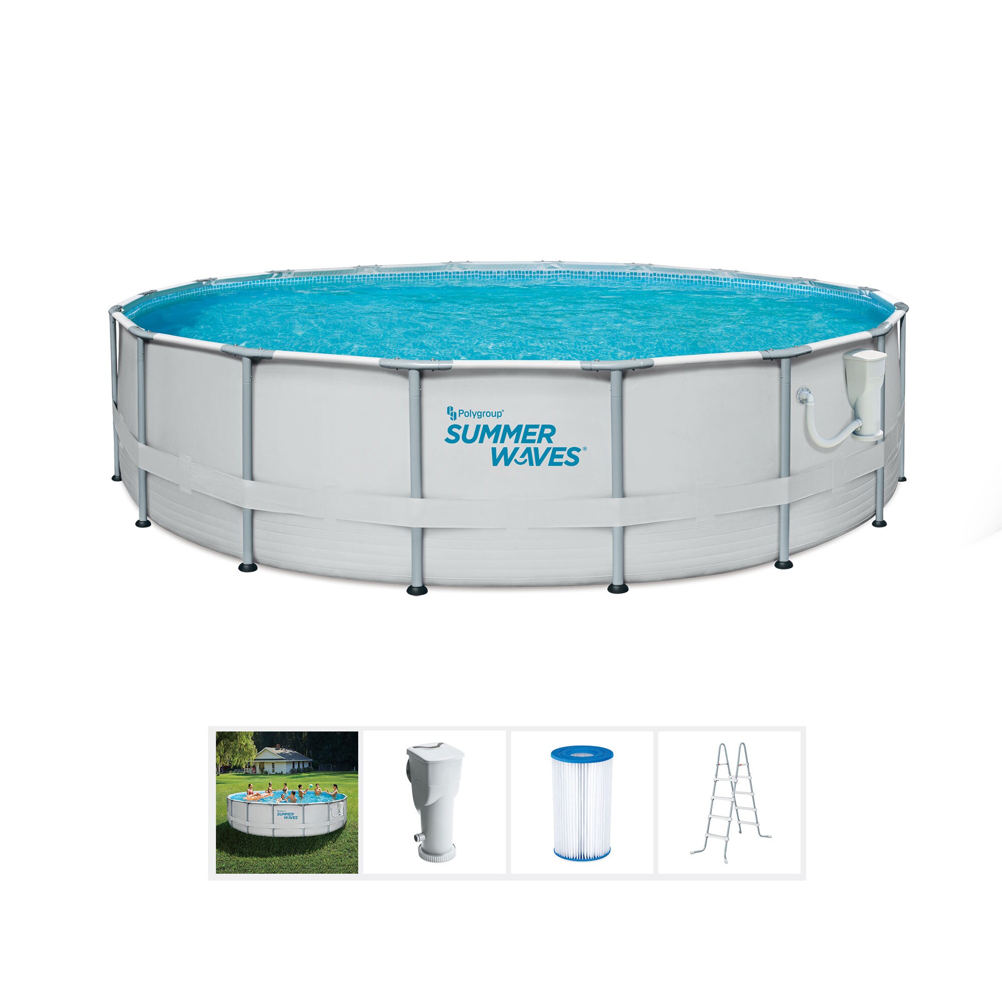 summer waves 14 foot pool gallons