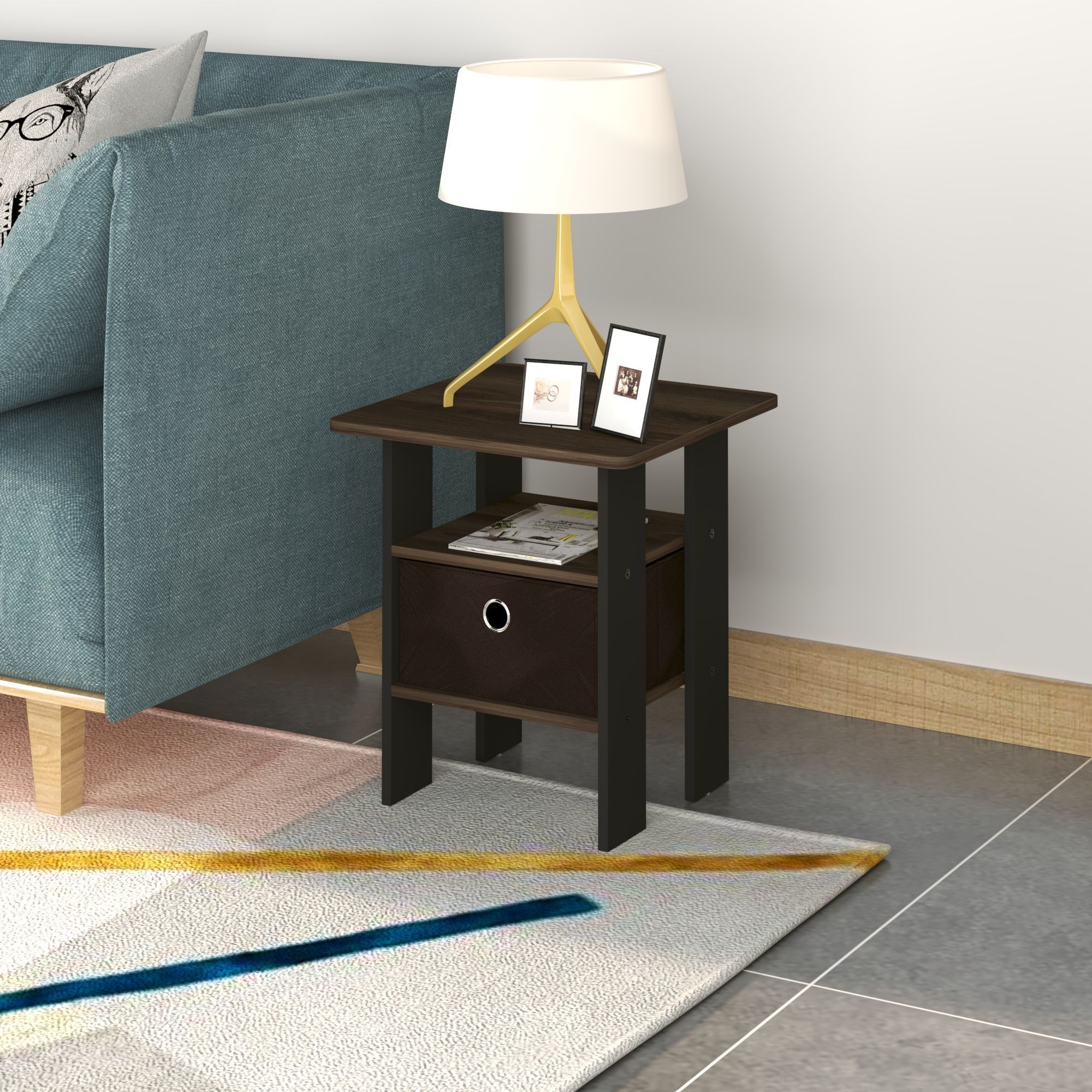 HomLux 11157CWN/DBR-A End-Tables - View #2