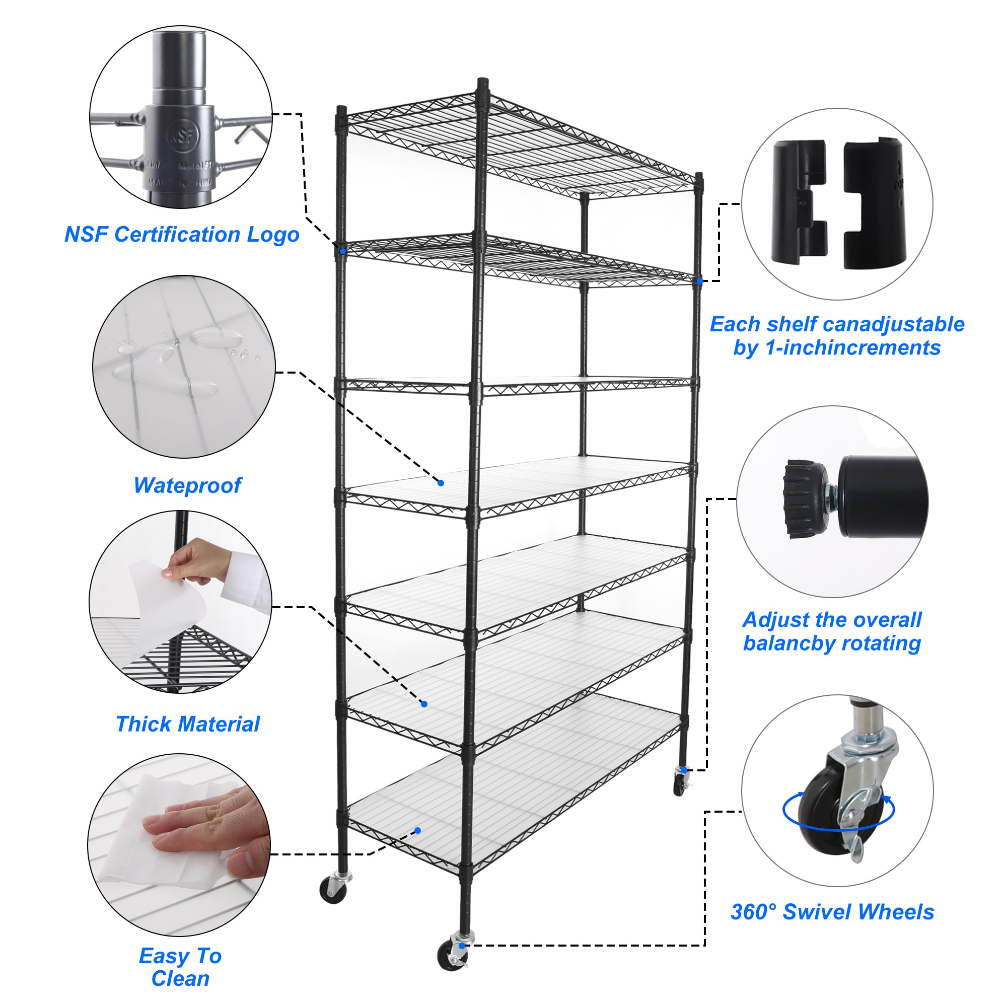 Damerin ZQ-DS-F03 Free-Standing-Shelving - View #2