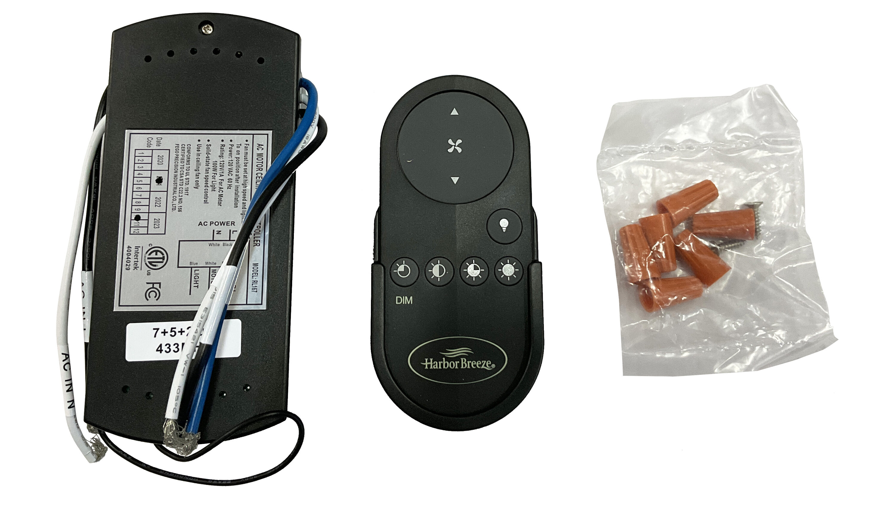 Harbor Breeze 2599774-A137-0540031 Remote unit for item 2599774, 3415247