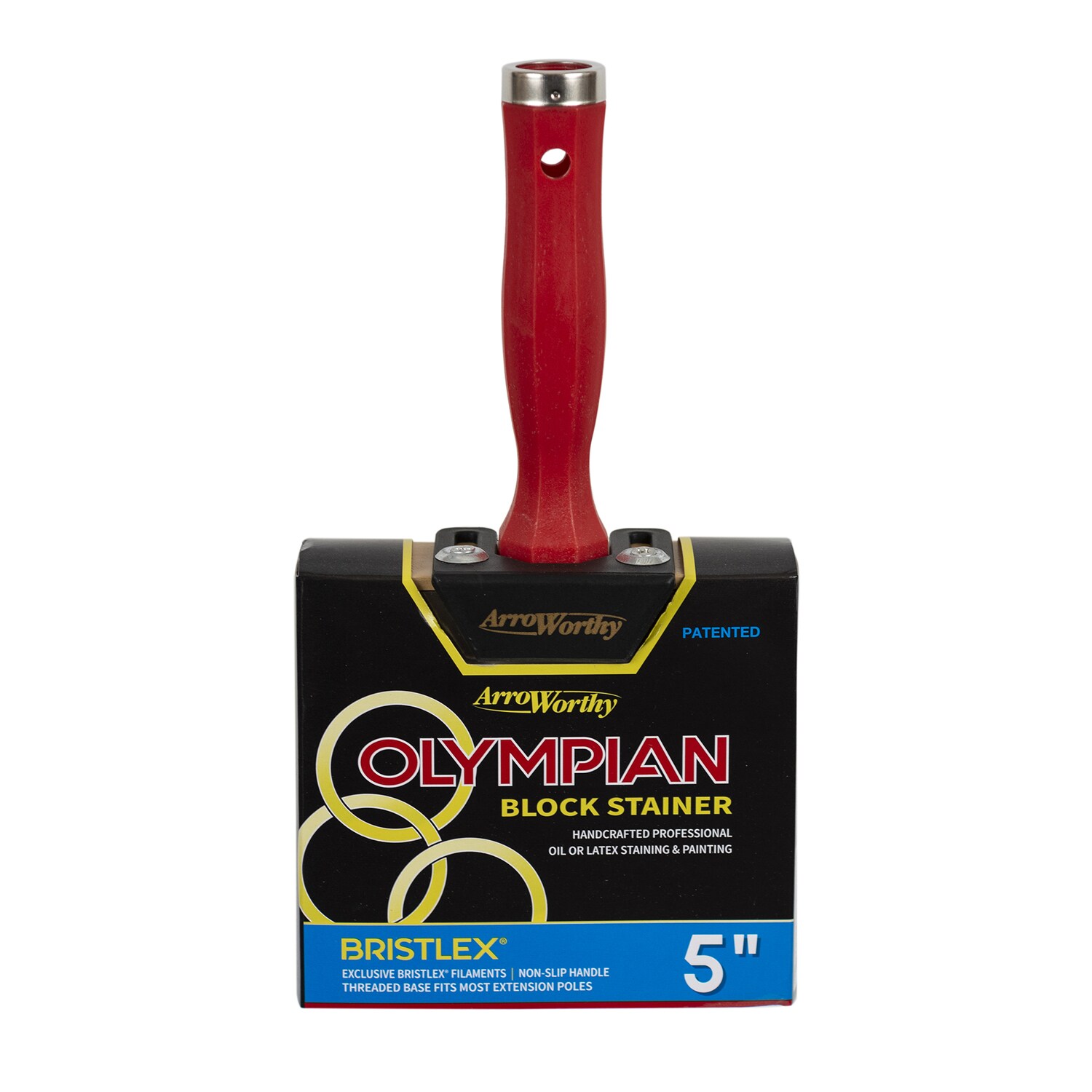 ArroWorthy  Olympian 5 in. Flat Stain Brush