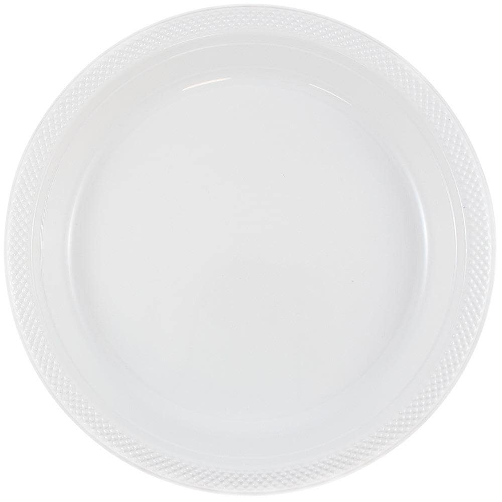 Great Value Uncoated Disposable Paper Plates, 9 inch, 100 Count