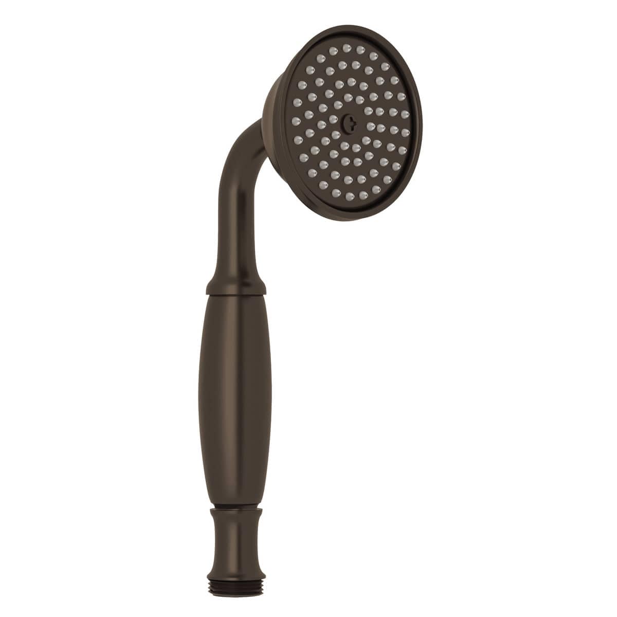 Rohl 1101/8ETCB Spa Shower 3 inch Single Function 1.8 GPM Round Handshower Only in Tuscan Brass