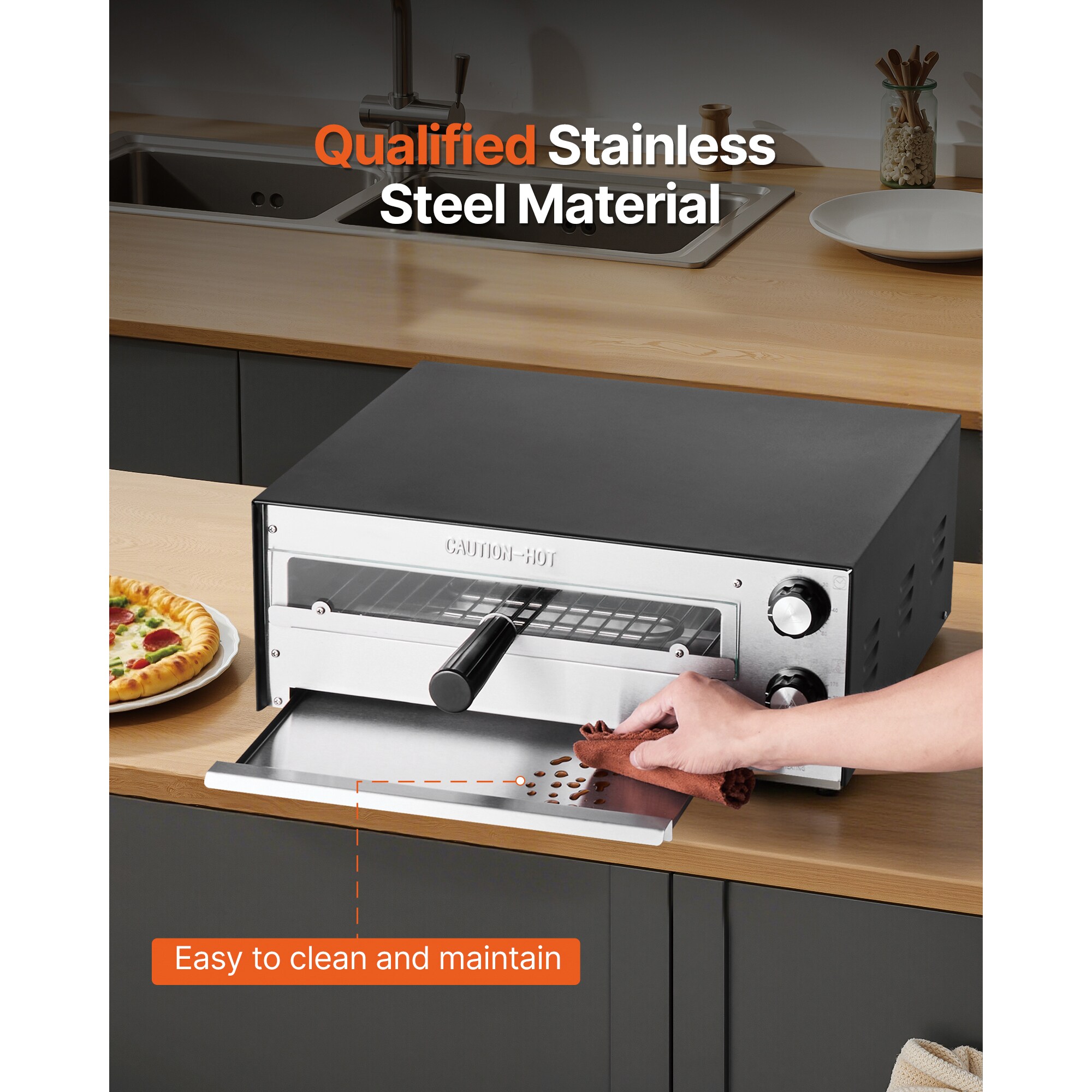 VEVOR SCCLMDRPSLDC08433V1 Outdoor-Pizza-Ovens - View #5