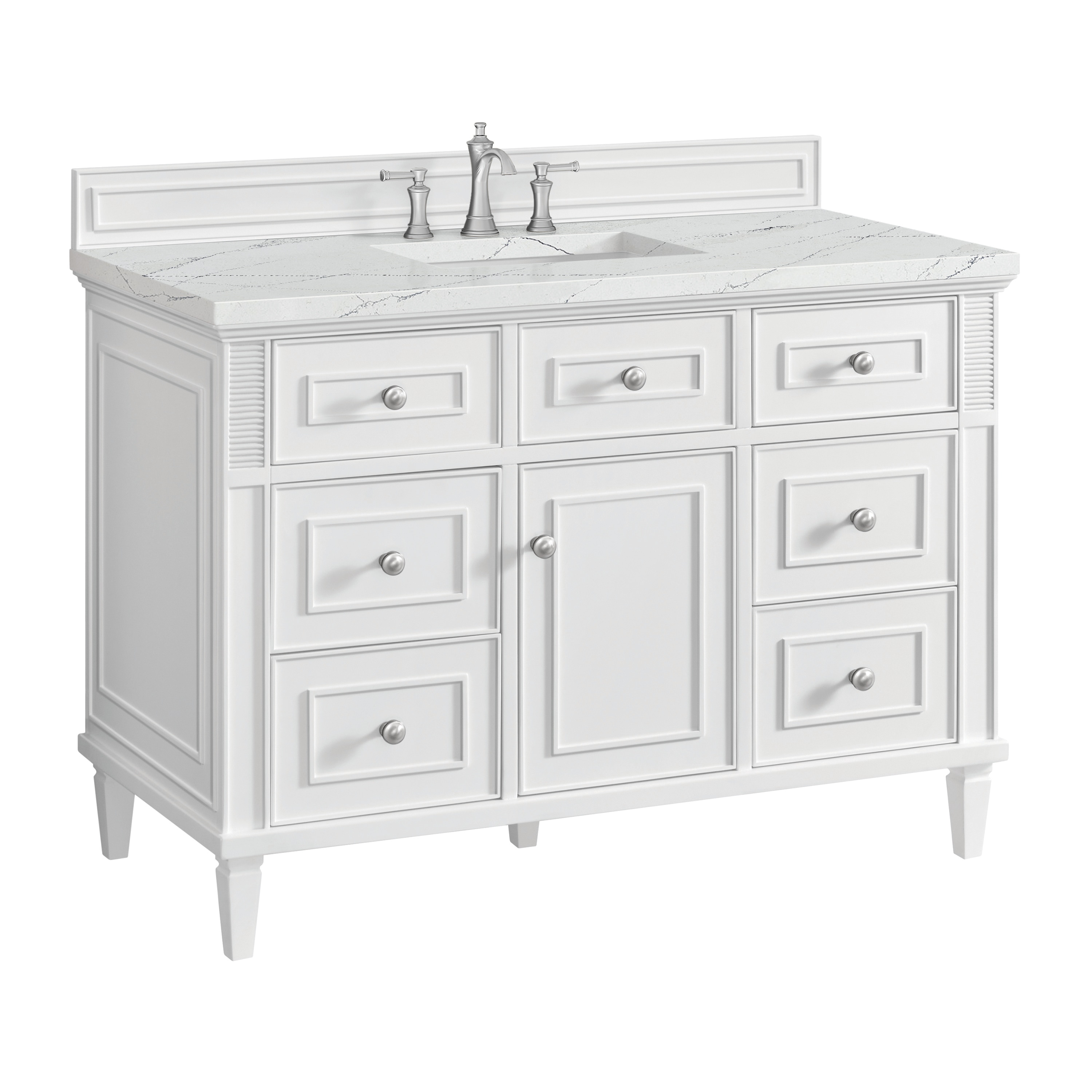 James Martin Vanities 424-V48-BW-3ENC Bath-Vanity-Combo - View #6