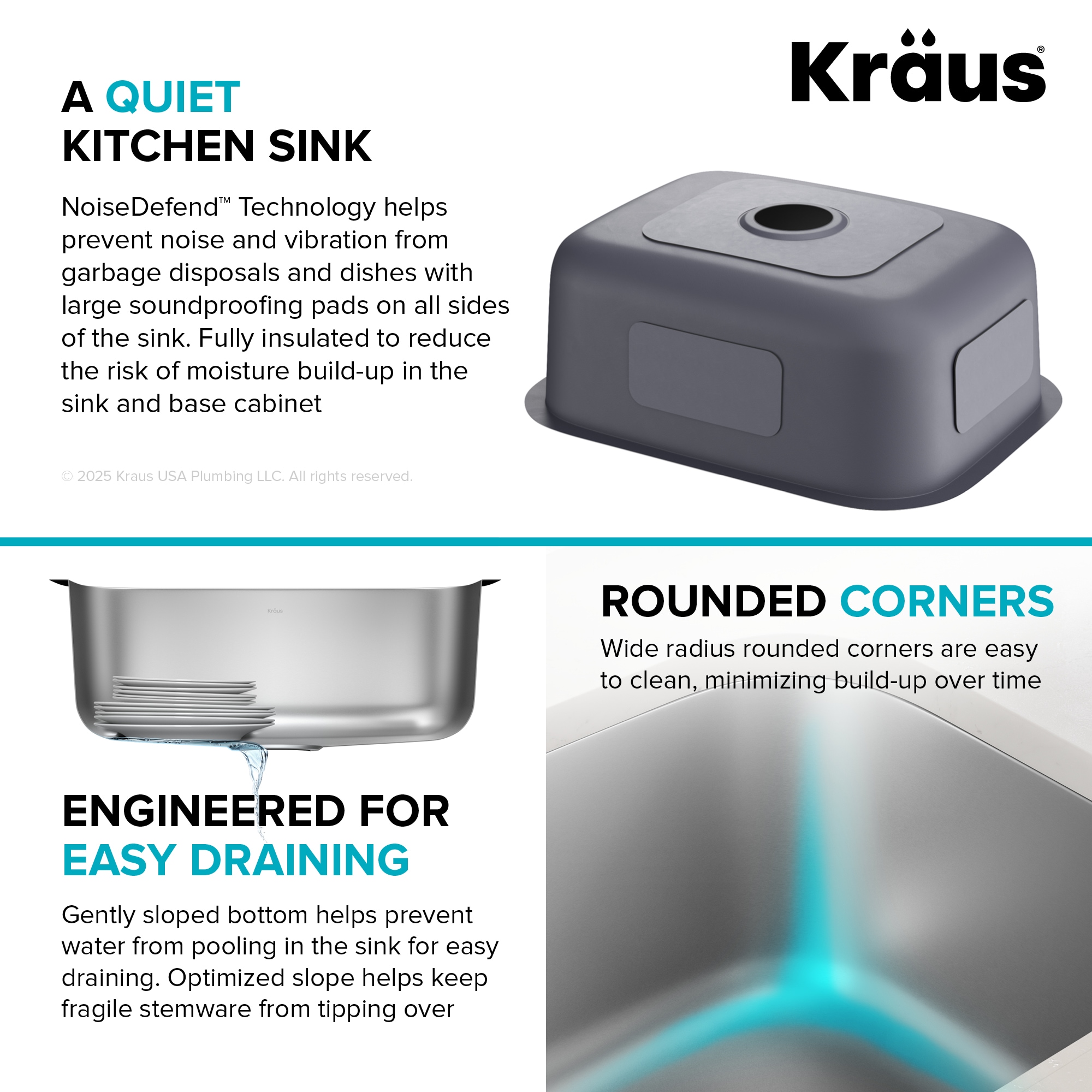 Kraus KBU12 Kitchen-Sinks - View #10