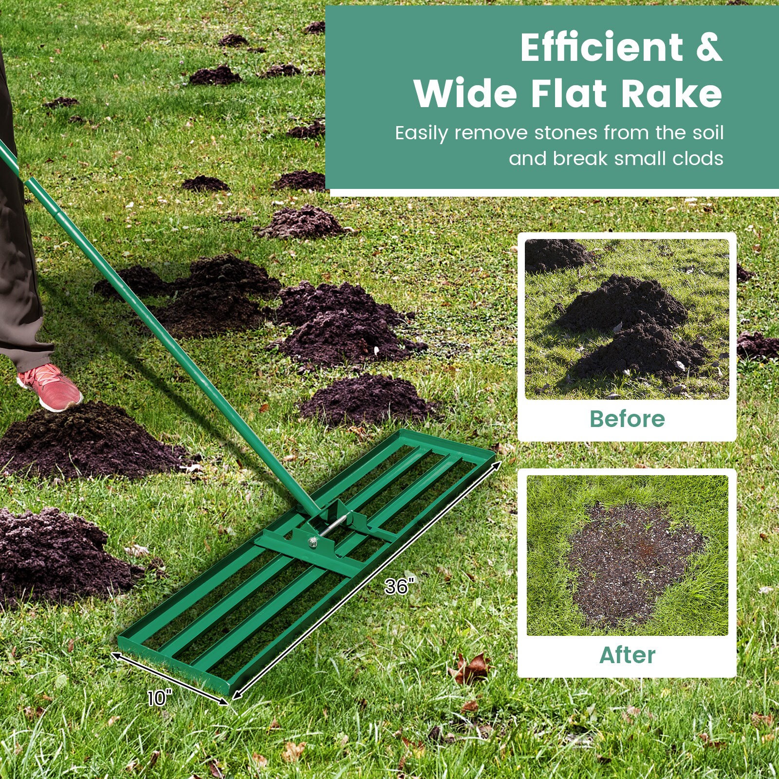 Poinic CWGT4045GN Lawn-Leaf-Rakes - View #8