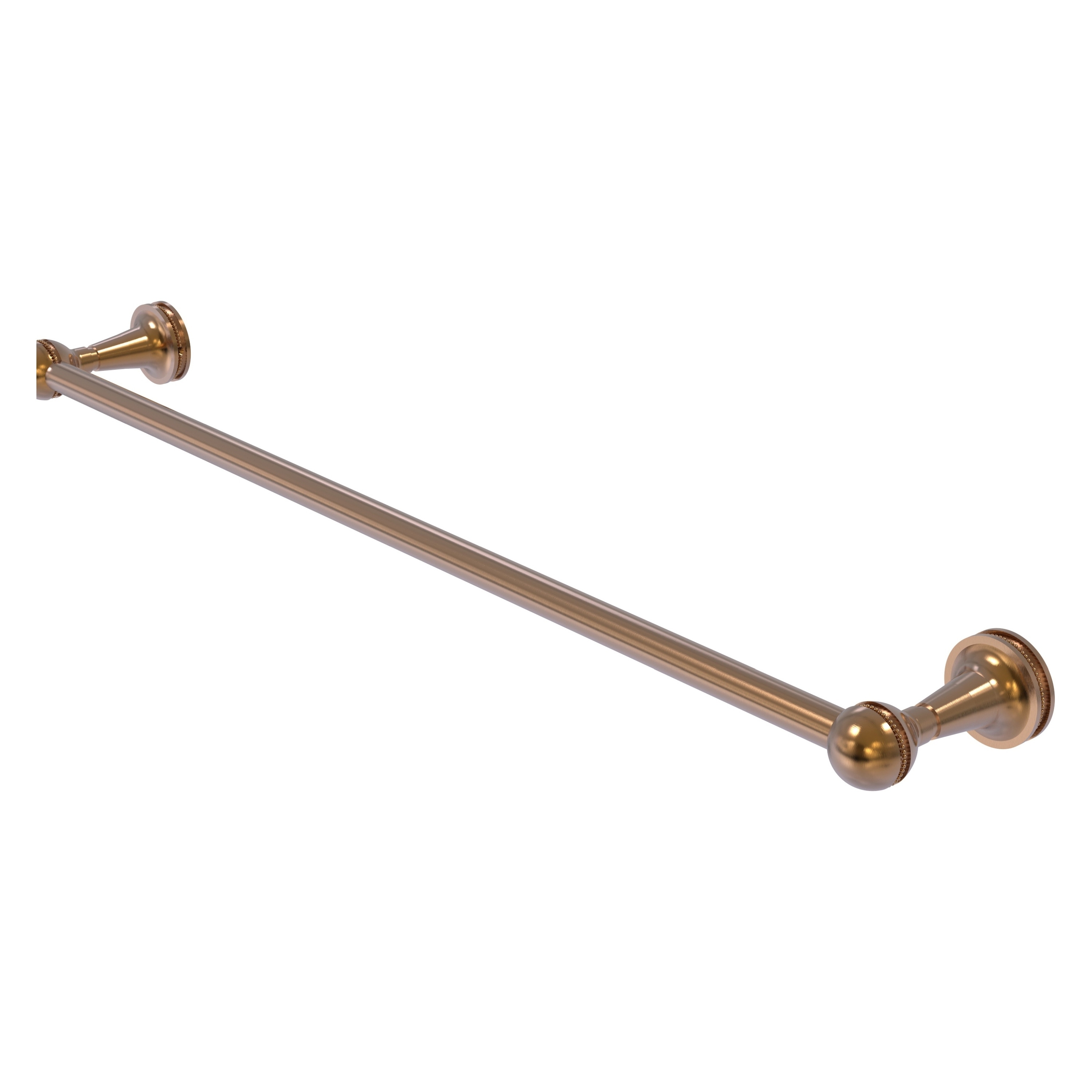 Allied Brass MA-21/18-BBR Mambo 18-in Brushed Bronze Wall mount Single Towel Bar