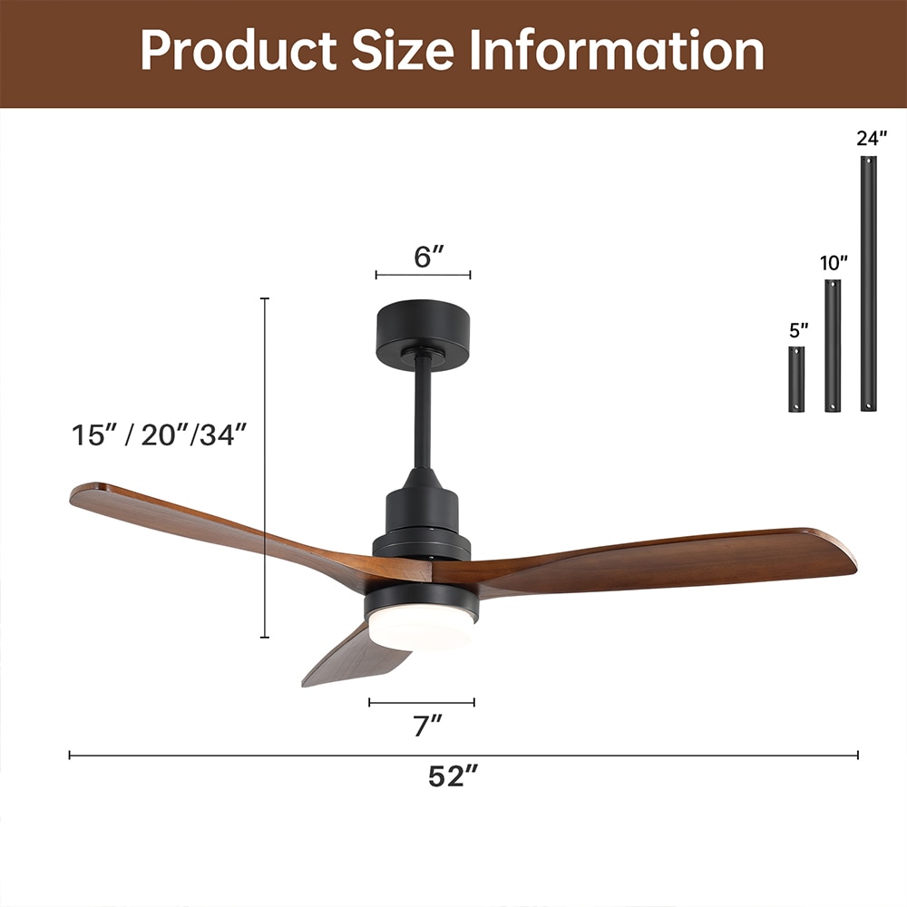Sofucor LW-5247-BK-DC-HTM Ceiling-Fans - View #11