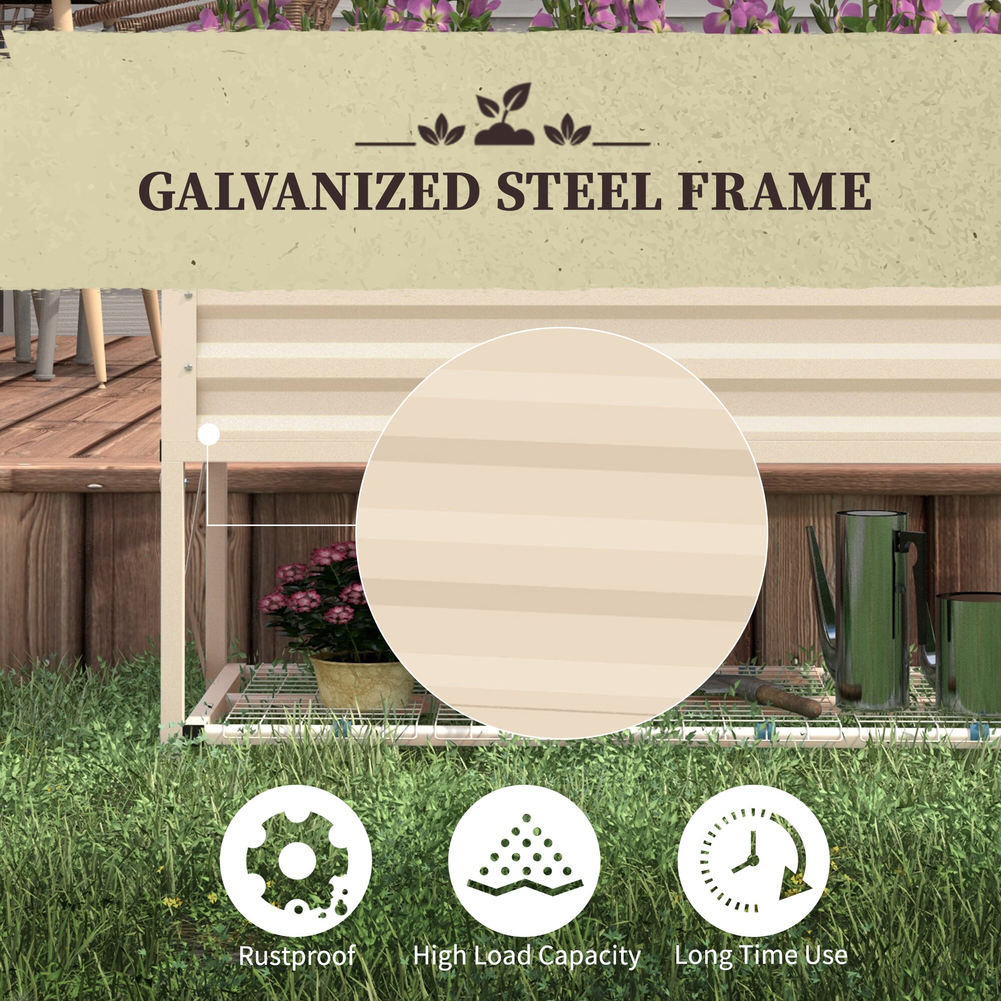 Justincity LJT0422GI32 Raised-Planter-Boxes - View #3