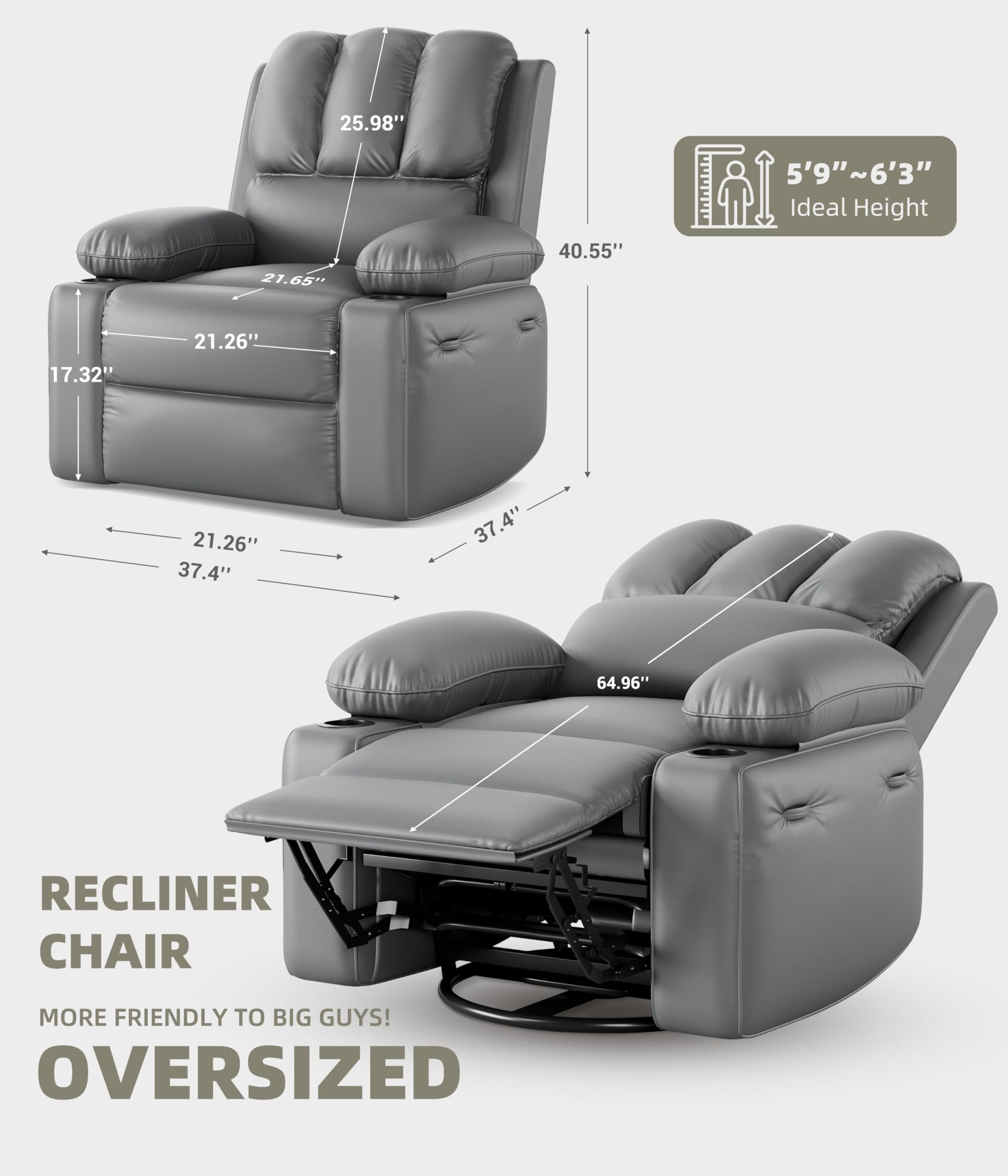 DEXSO ENCOREPHOBA2842 recliners - View #2
