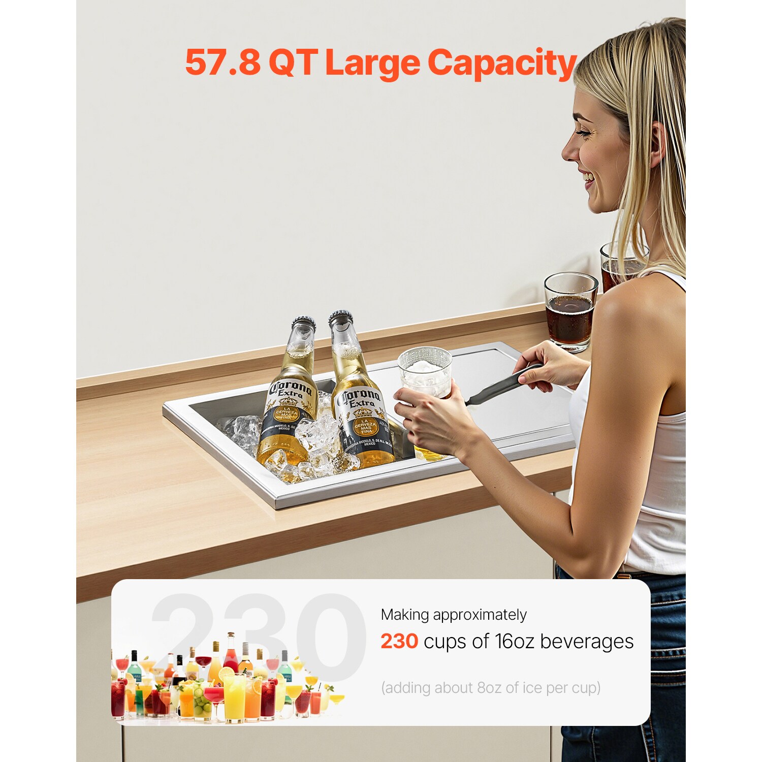 VEVOR SCQRSCBC201B07270V0 Ice-Buckets - View #2