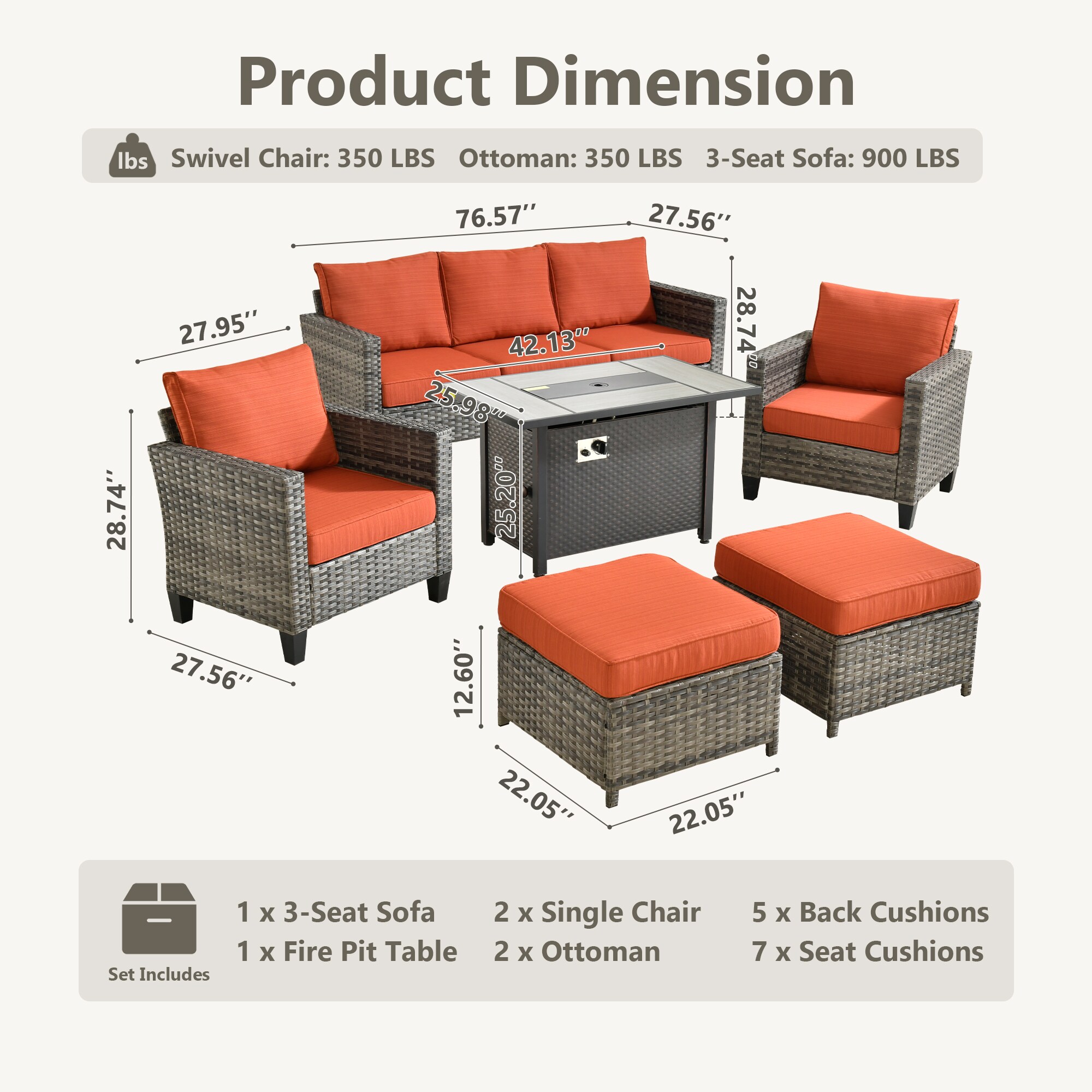Caodoc L5-CFP03-GRS806 Patio-Sofas-Daybeds - View #9