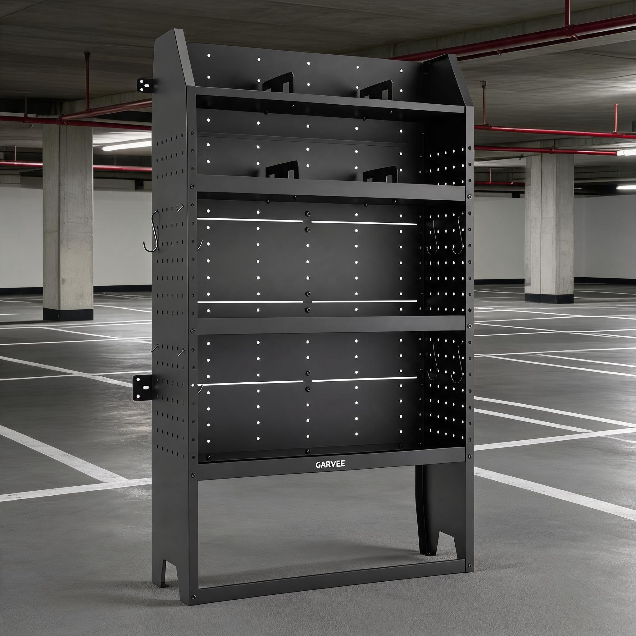 Garvee 22 In W + 60 In H + 13 In L Cargo Van Shelving / Heavy Duty ...