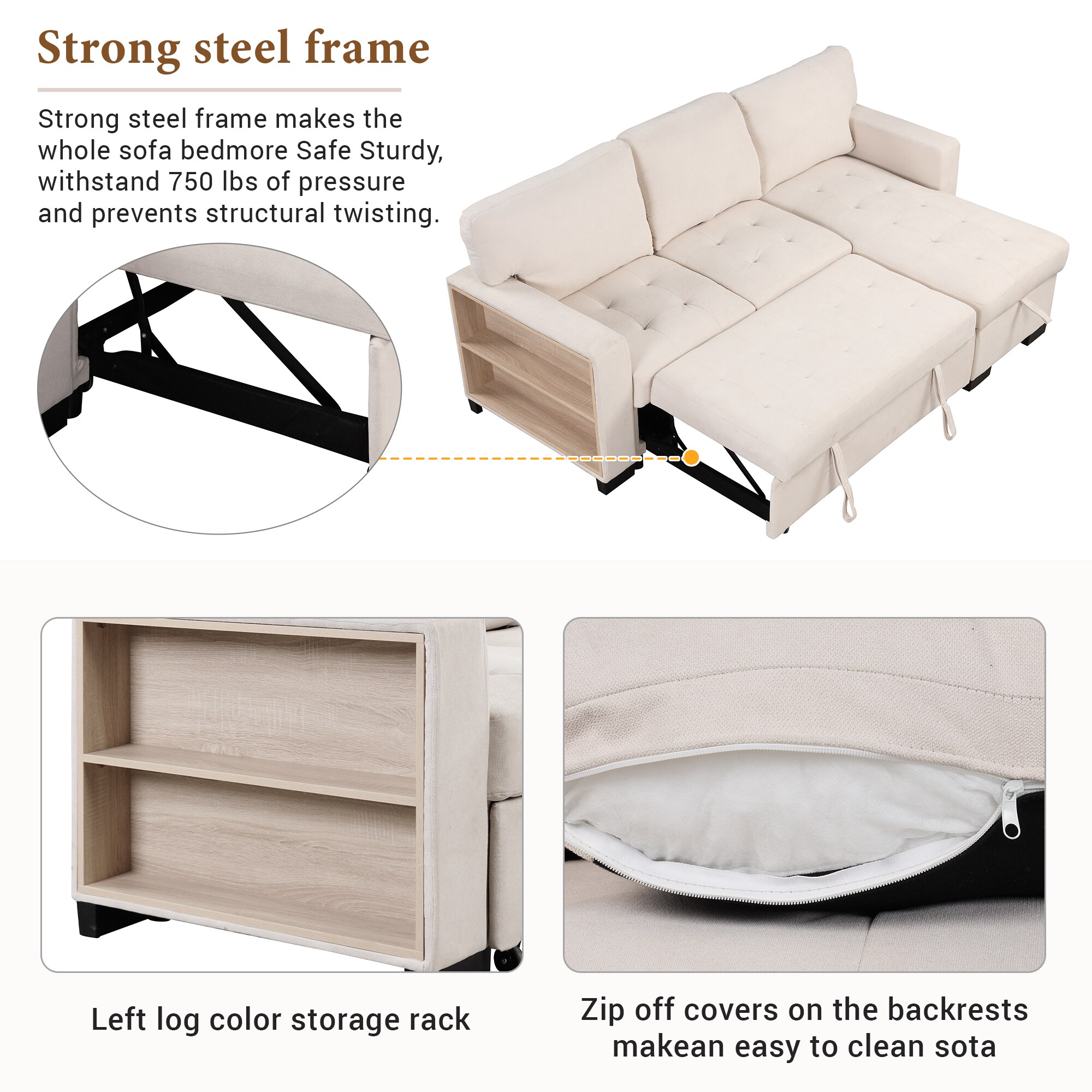 ModernLuxe L-SG000840AAA Sofas-Loveseats - View #4