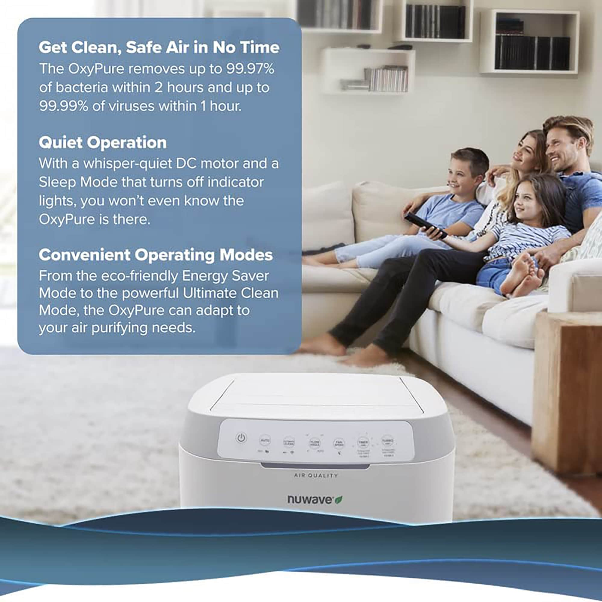 Nuwave® Official Site  OxyPure Zero Smart Air Purifier