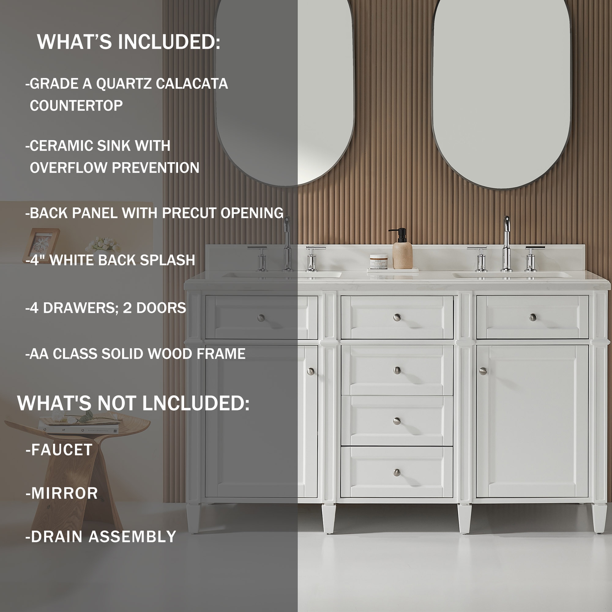WELLFOR AMMR-04 Bath-Vanity-Combo - View #2
