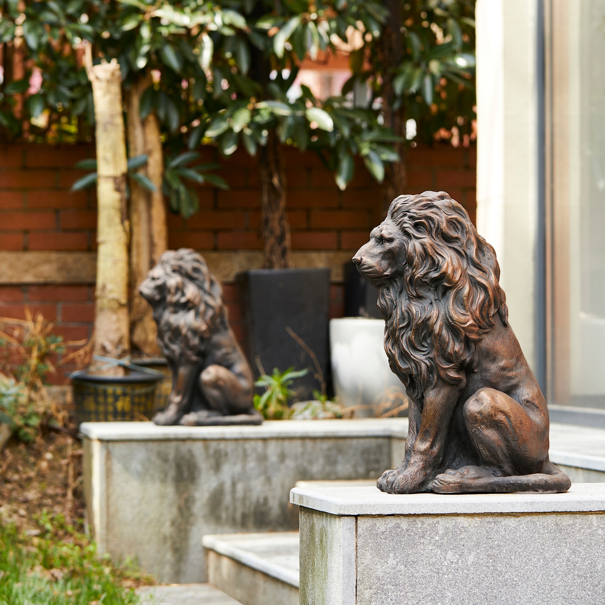 Glitzhome GH2025400011 Garden-Statue - View #4