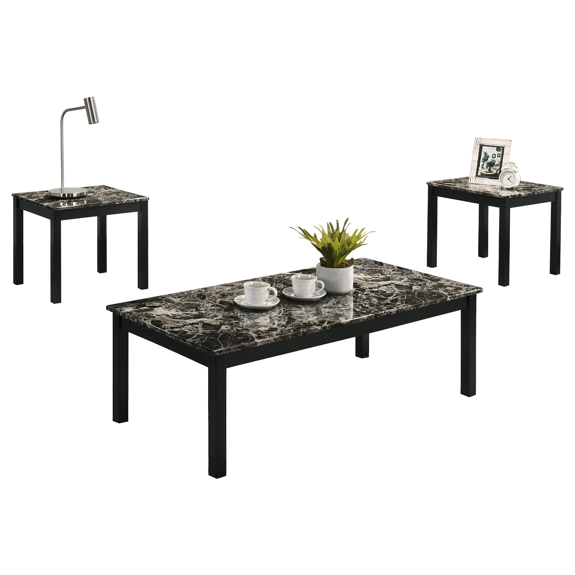 IHOMEadore MDFM42900BW-3PK Accent-Table-Sets - View #4