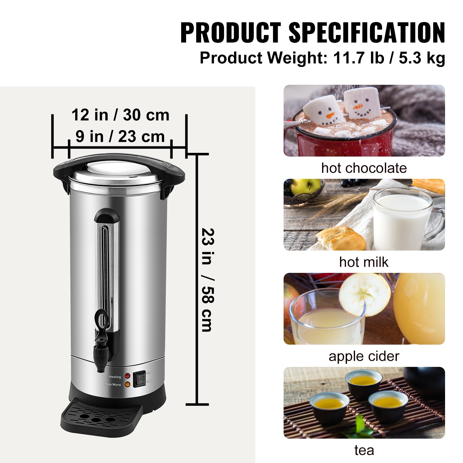 VEVOR SCBSYK110SUS01414V1 Coffee-Makers - View #7