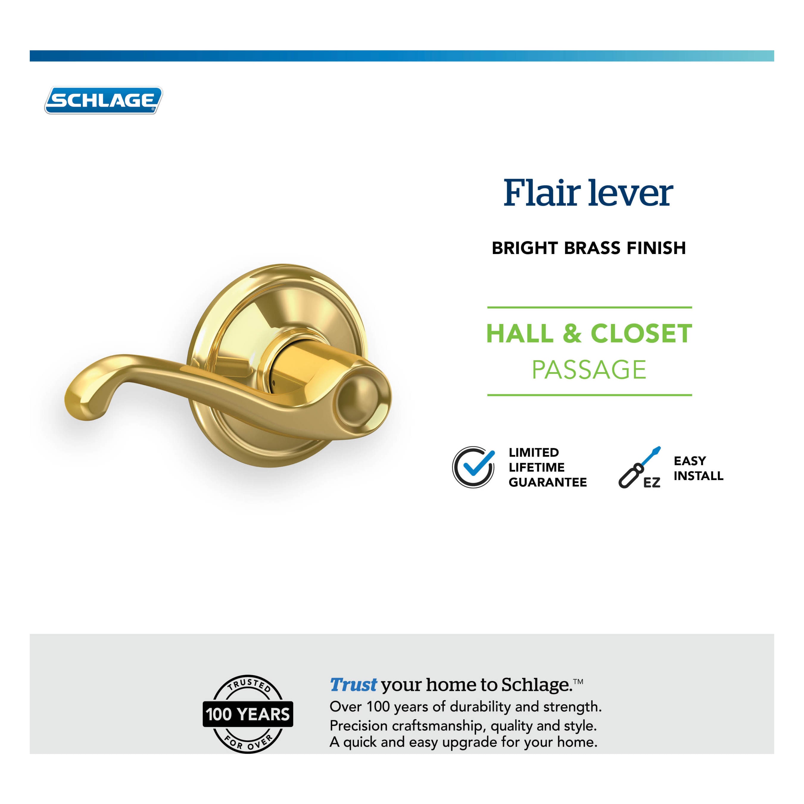 Schlage F10 V FLA 605 Door-Handles - View #6