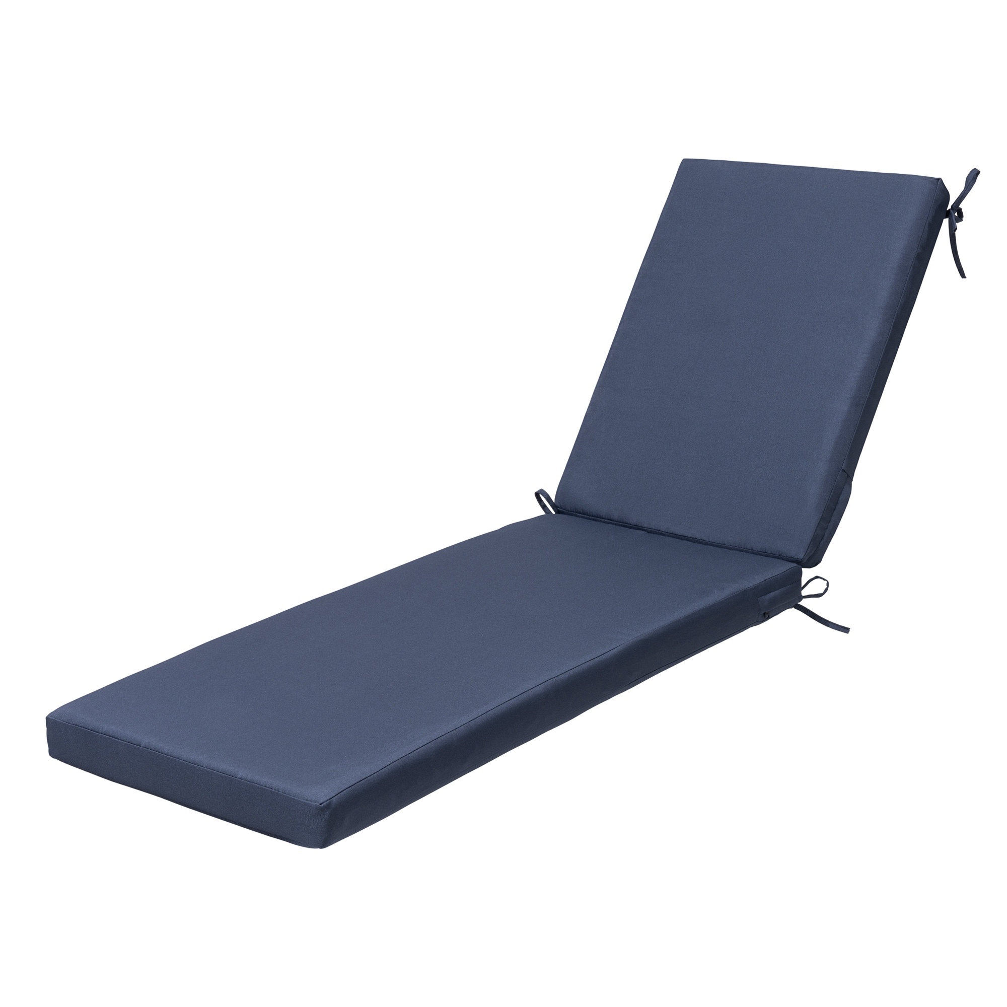 CloudFly CL-CU001NAV-1 43.7-in x 20.87-in navy blue Patio chaise lounge chair cushion