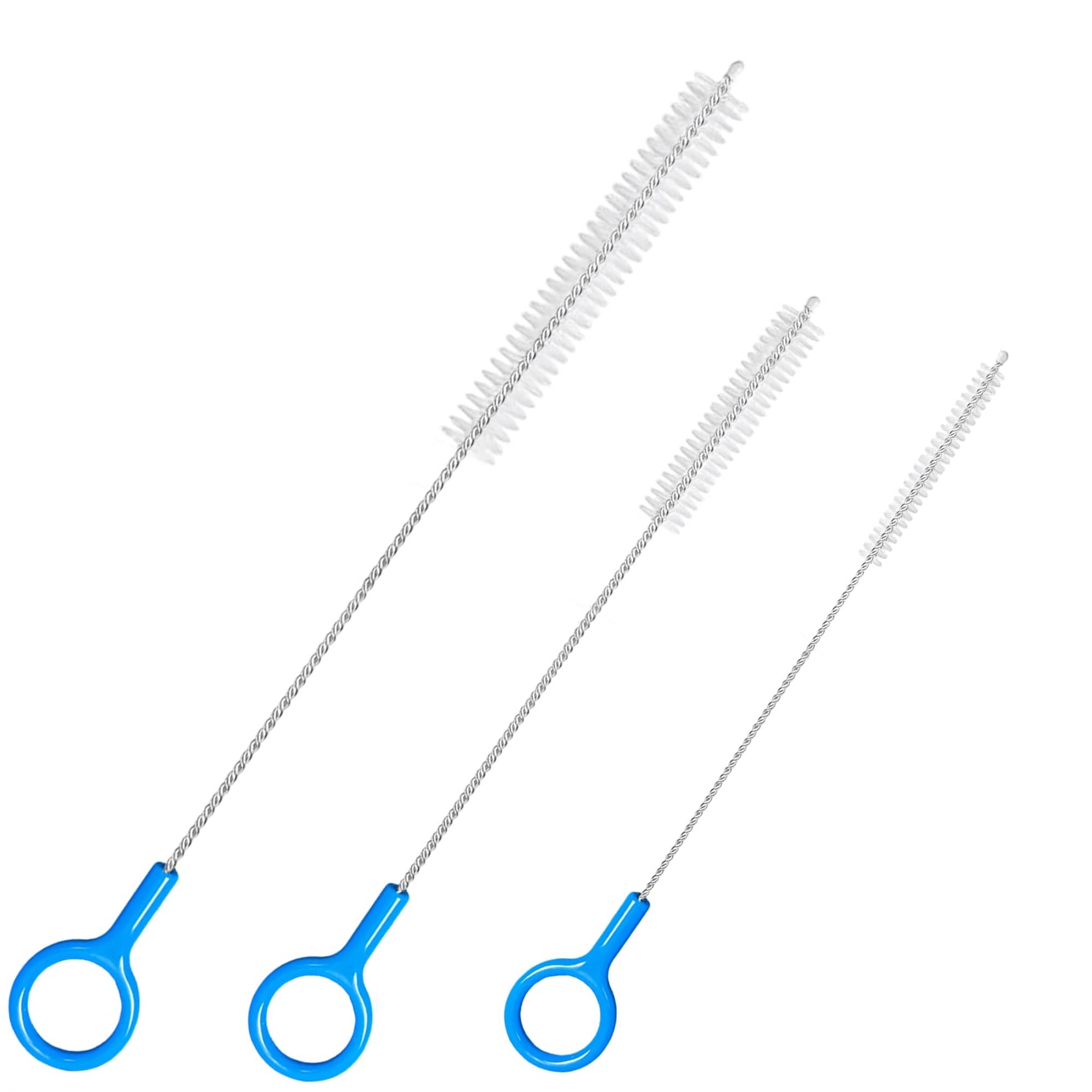UUDULY  Straw Cleaner Brush Extra Long Straw Cleaning Brushes with Nylon Bristles Straw Brush Cleaner for Reusable Straws Baby Bottles Tumblers