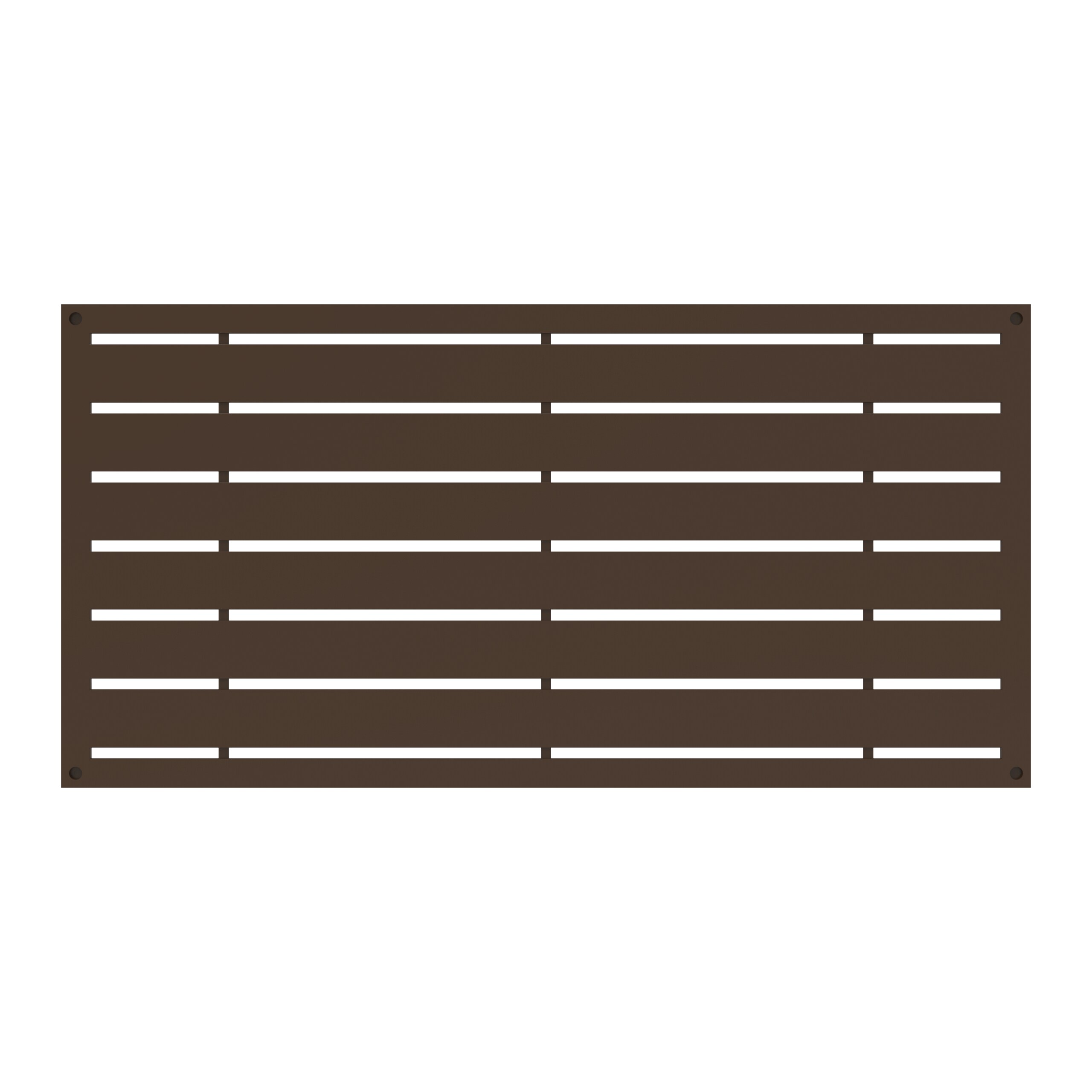Freedom 48-in x 2-ft Umber Polypropylene Decorative Screen Panel