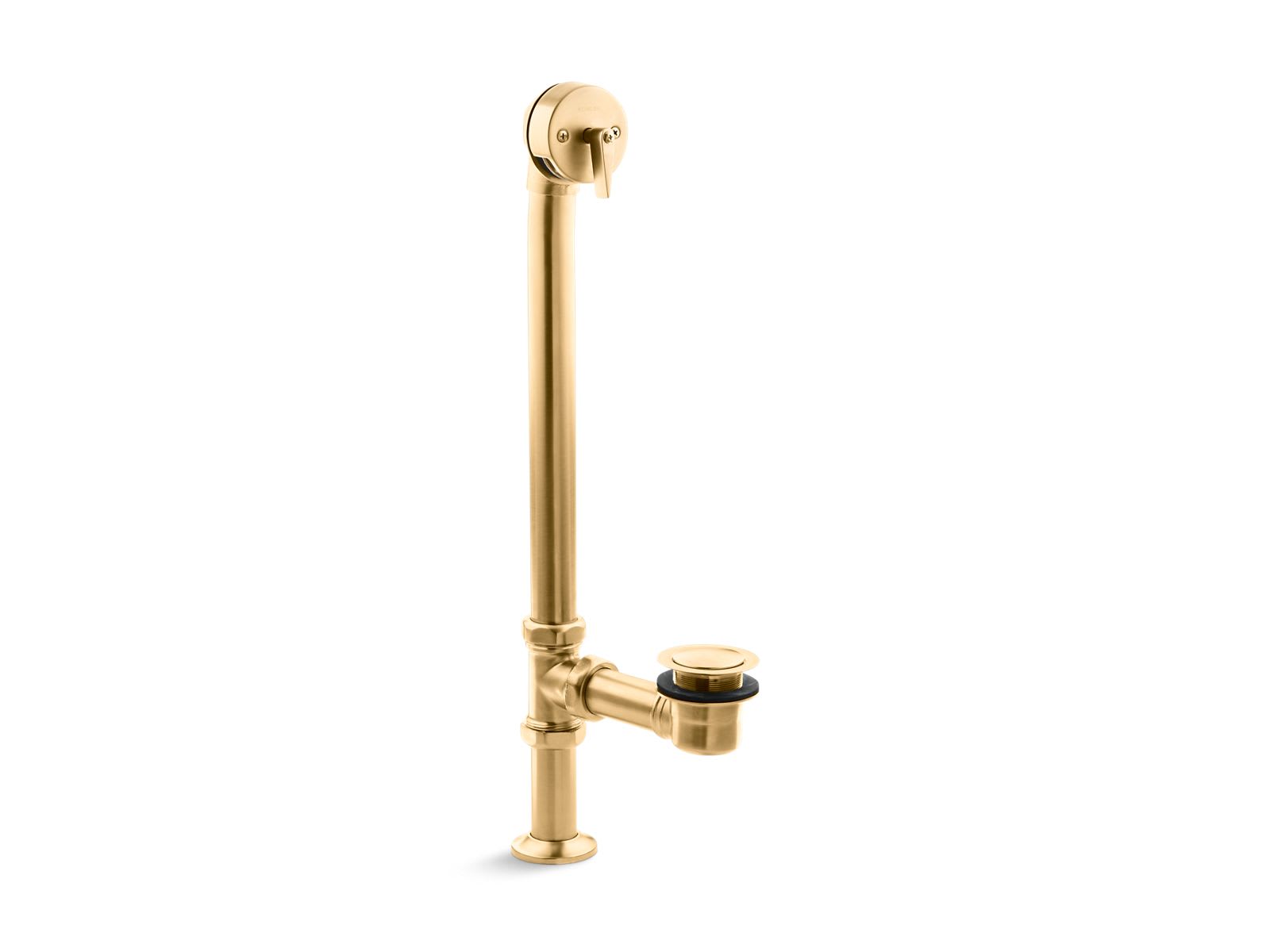 KOHLER Artifacts 1-1/2-Inch pop-up bath drain for above- and through-the-floor freestanding bath installations