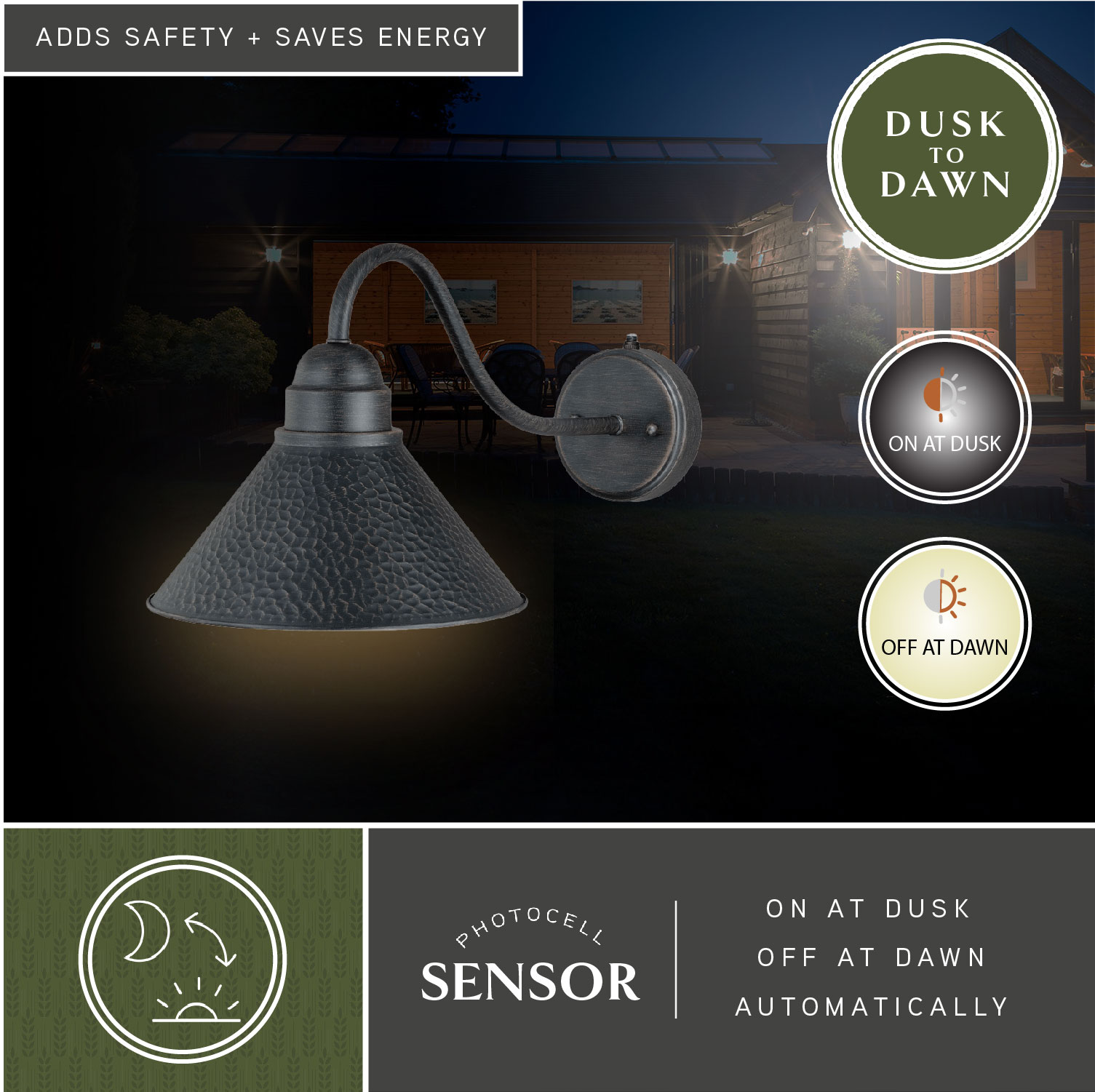 Cascadia T0198 Outdoor-Wall-Lighting - View #2
