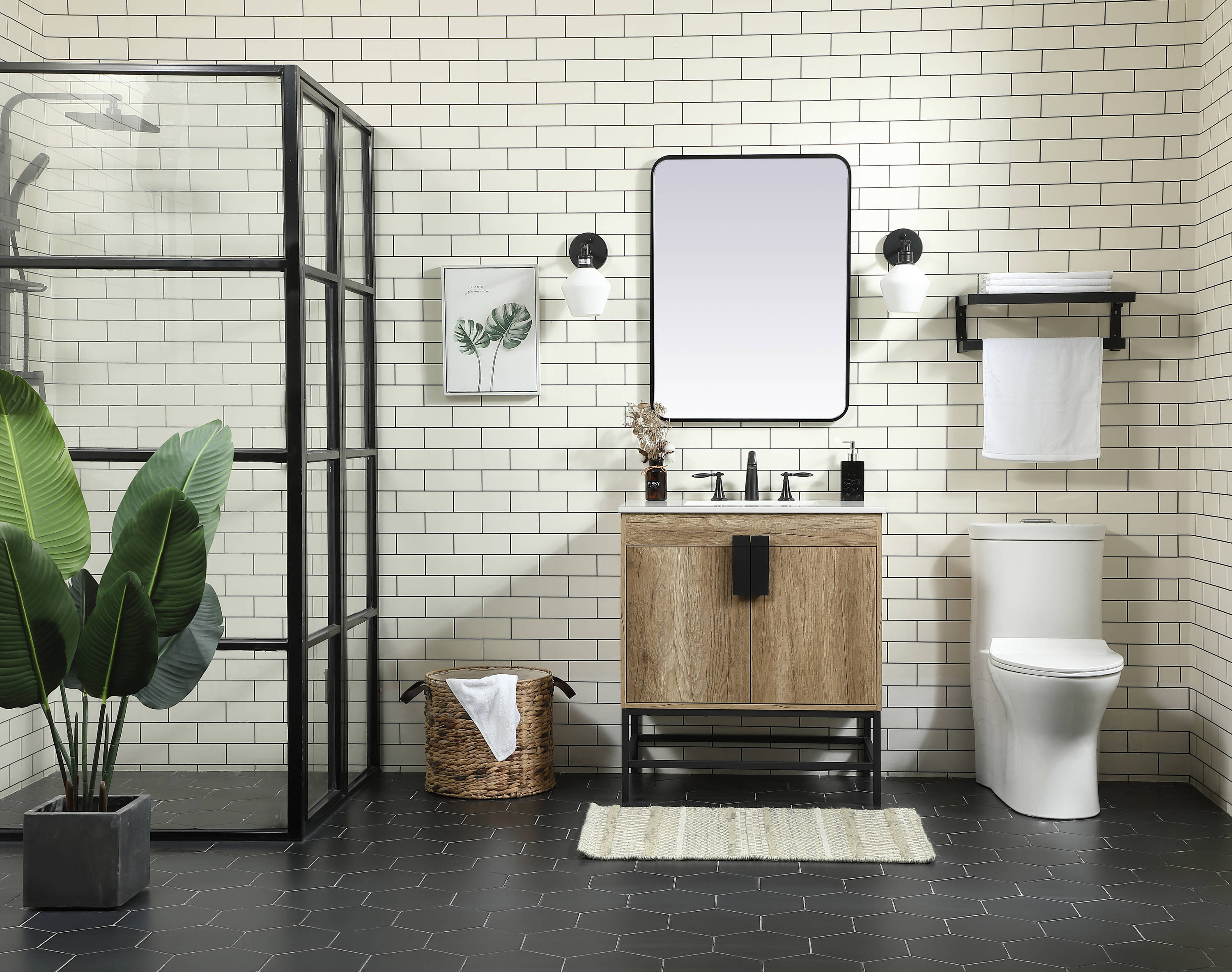Elegant Decor HF146490NT Bath-Vanity-Combo - View #5