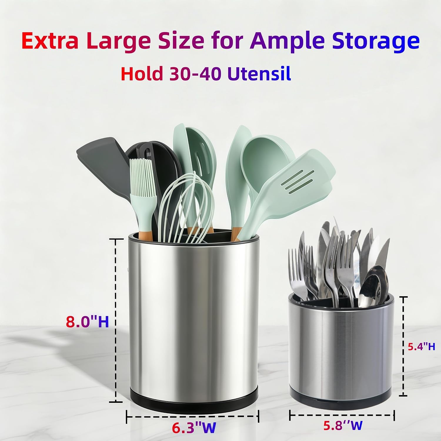 Kitstorack KSY1-B0FXQZMKJ7 Kitchen-Utensil-Holder - View #3