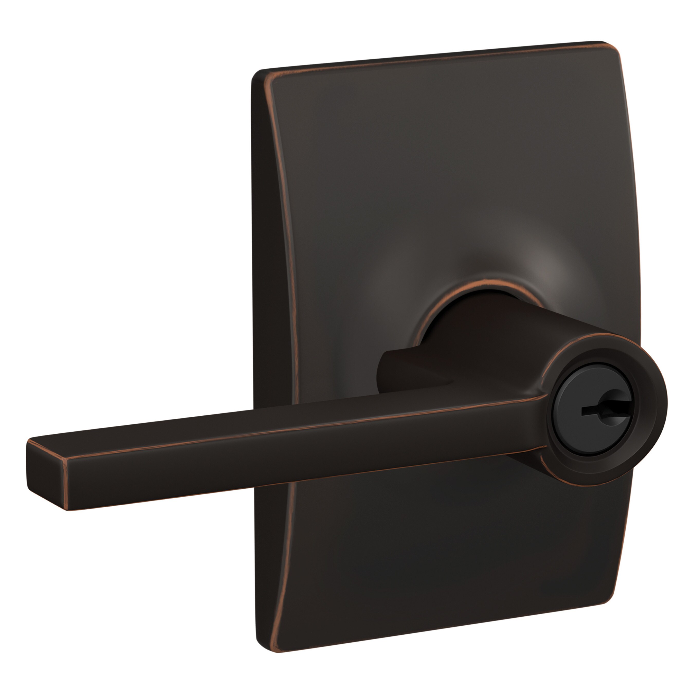 Schlage F51A LAT 716 CEN G Door-Handles - View #2