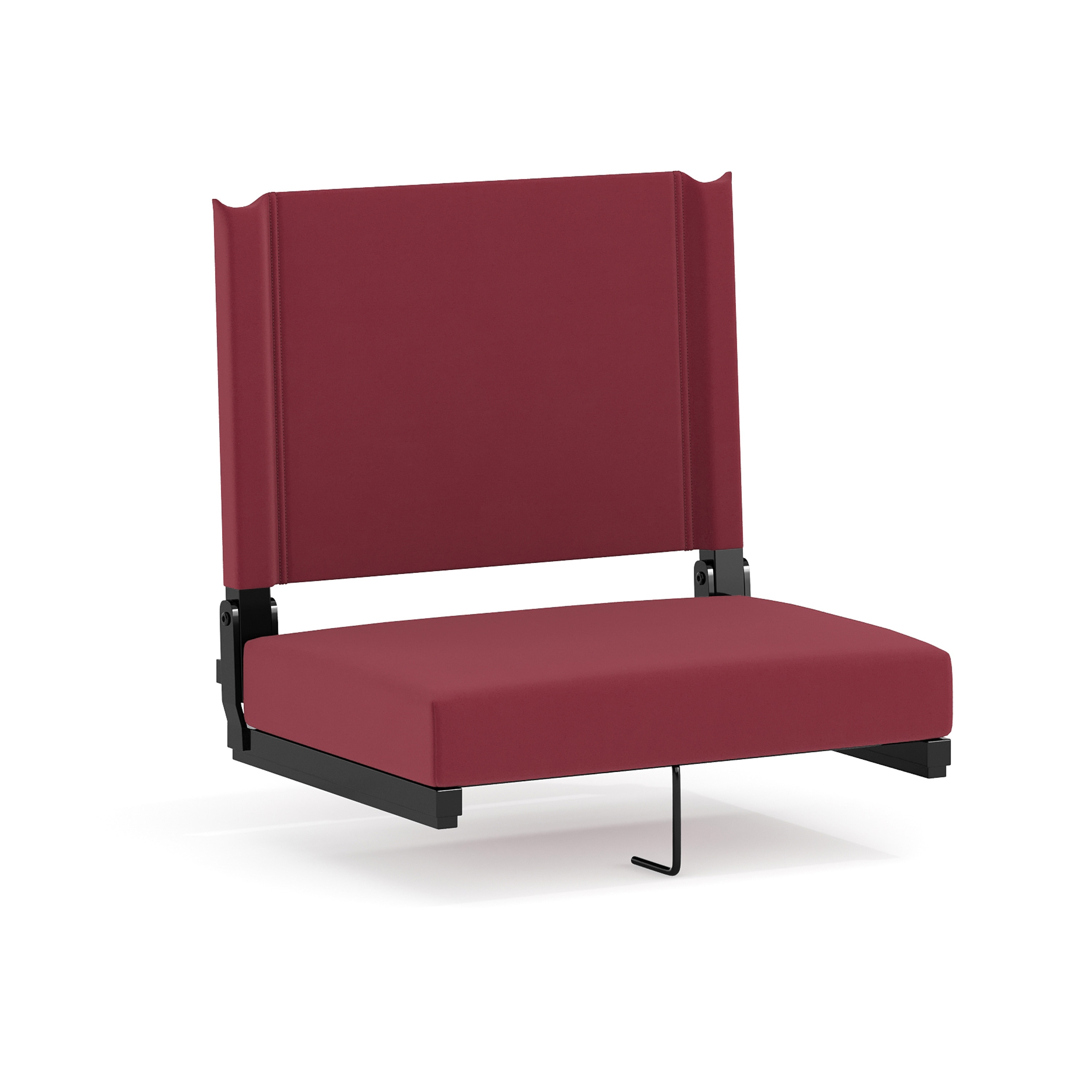 Flash Furniture 889142026174 Maroon Commercial/Residential Row chair Folding Chair with Padded Seat ( Outdoor )