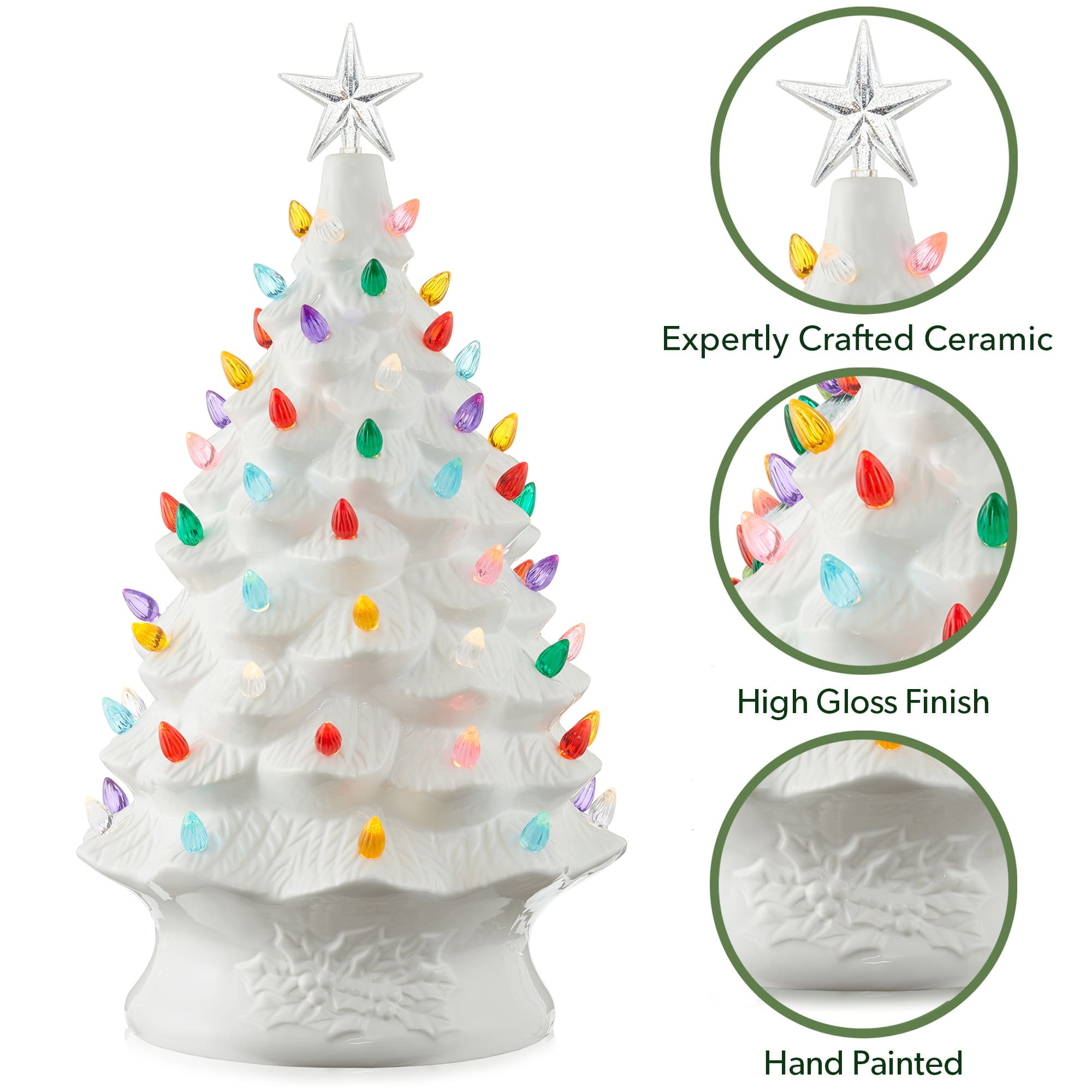 Casafield SZN-TR-9244-WHT Artificial-Christmas-Trees - View #5