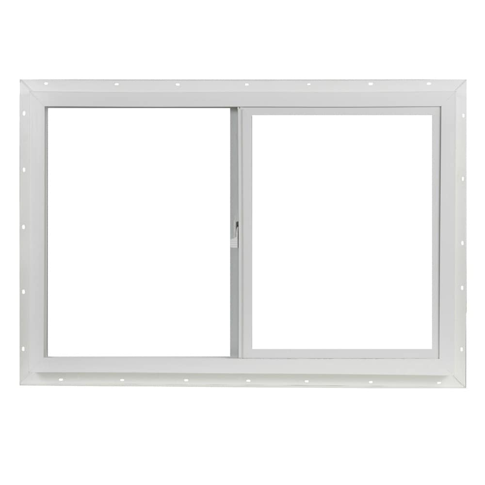 x 23.5 in Dual Pane Window Single Slider 23.5 in Insulated Glass Screen White 