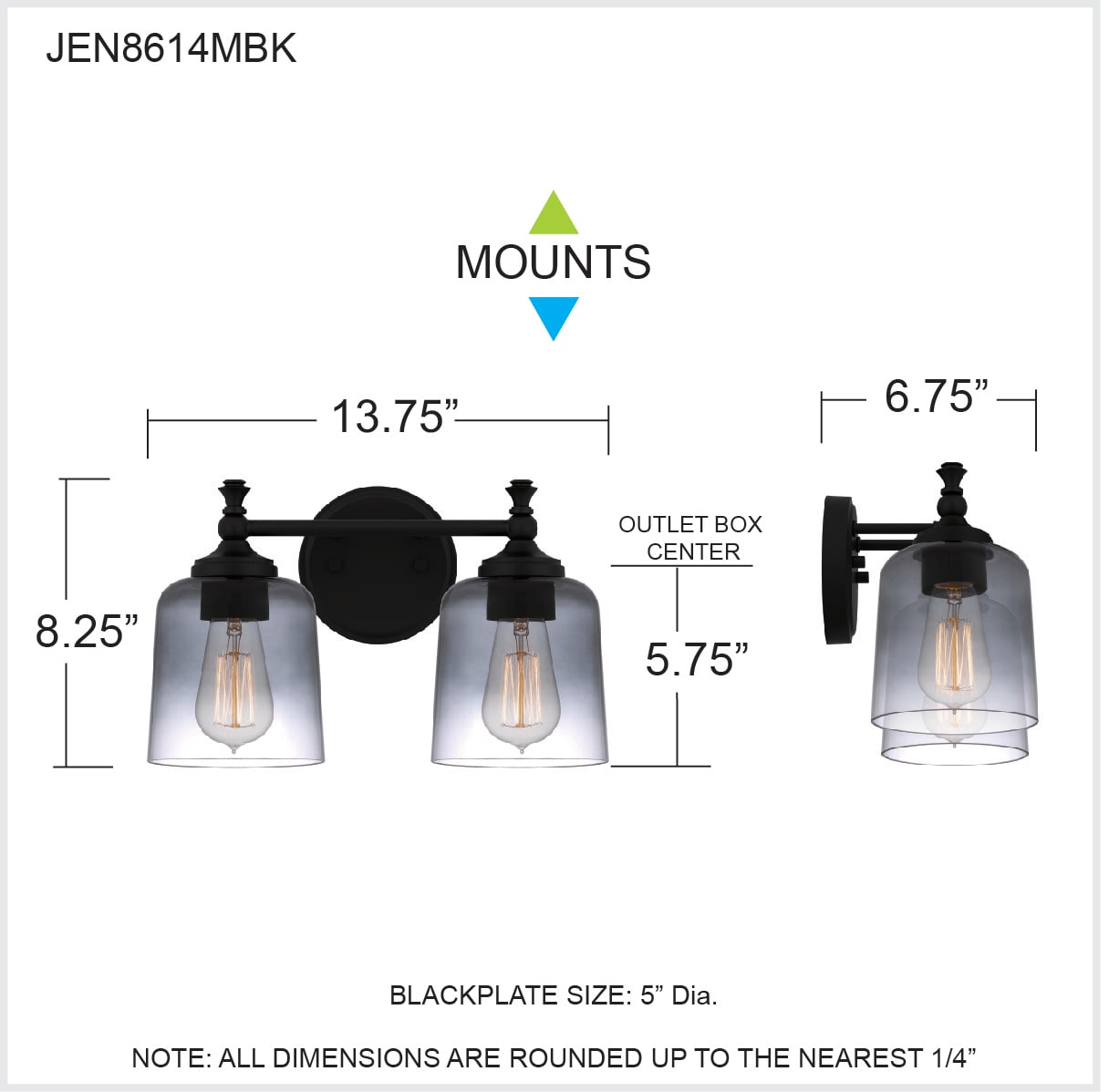 Quoizel JEN8614MBK b089995 - View #6
