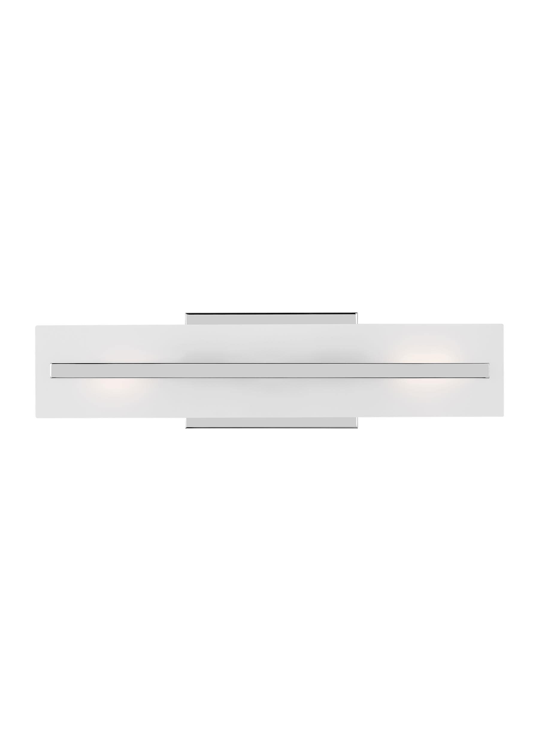 Generation Lighting 4454302EN3-05 Dex 17.88-in 2 -Light Chrome Modern/contemporary Vanity light