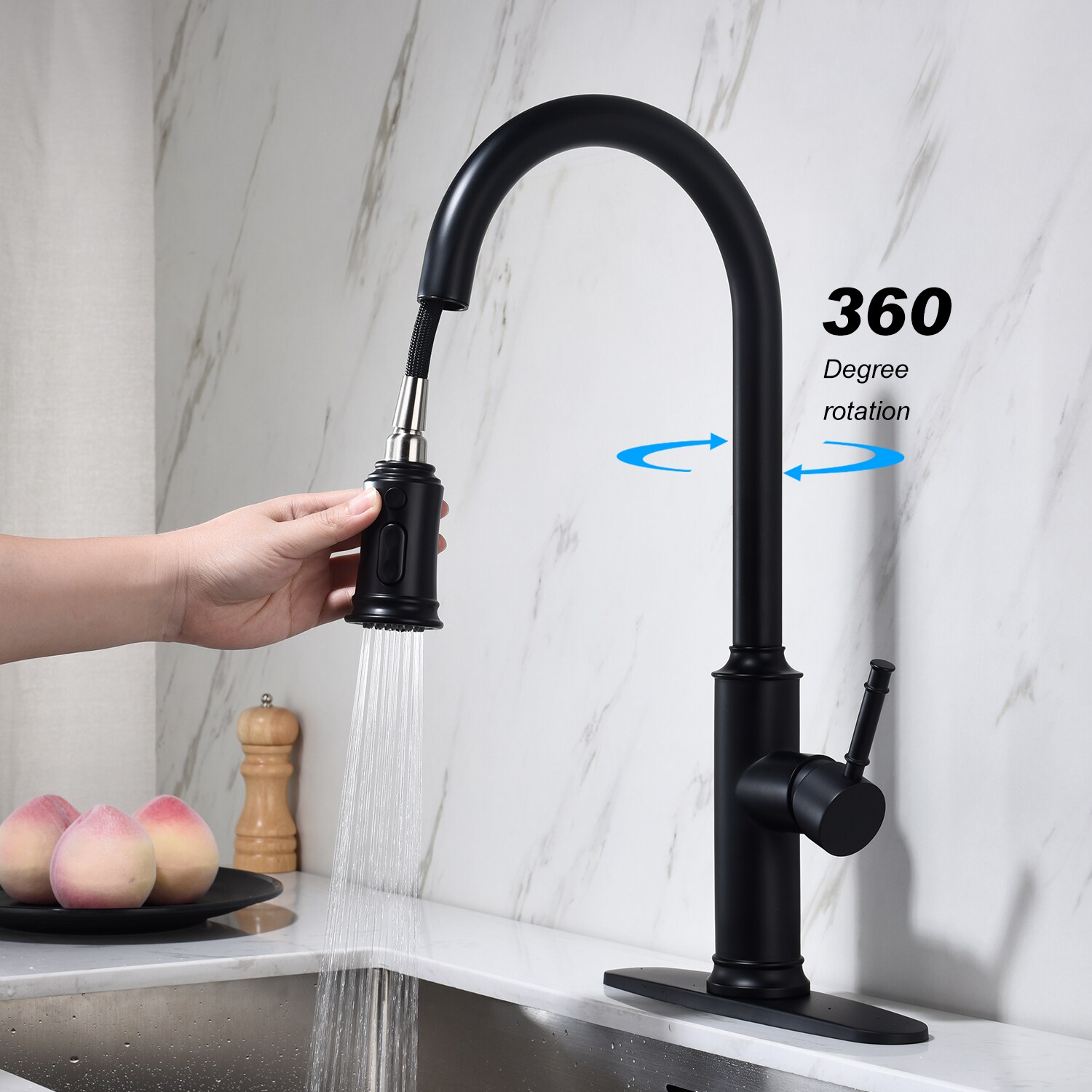 LOVMOR SF-J-TH-4026MB01 Kitchen-Faucets - View #6