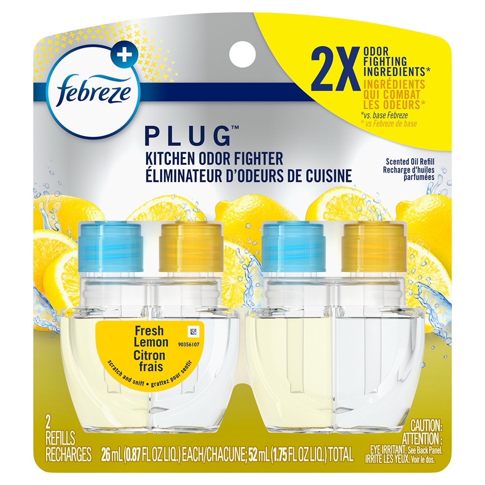 Febreze 1.75-fl oz Fresh Lemon Plug-in Air Freshener (2-Pack) in the Air  Fresheners department at